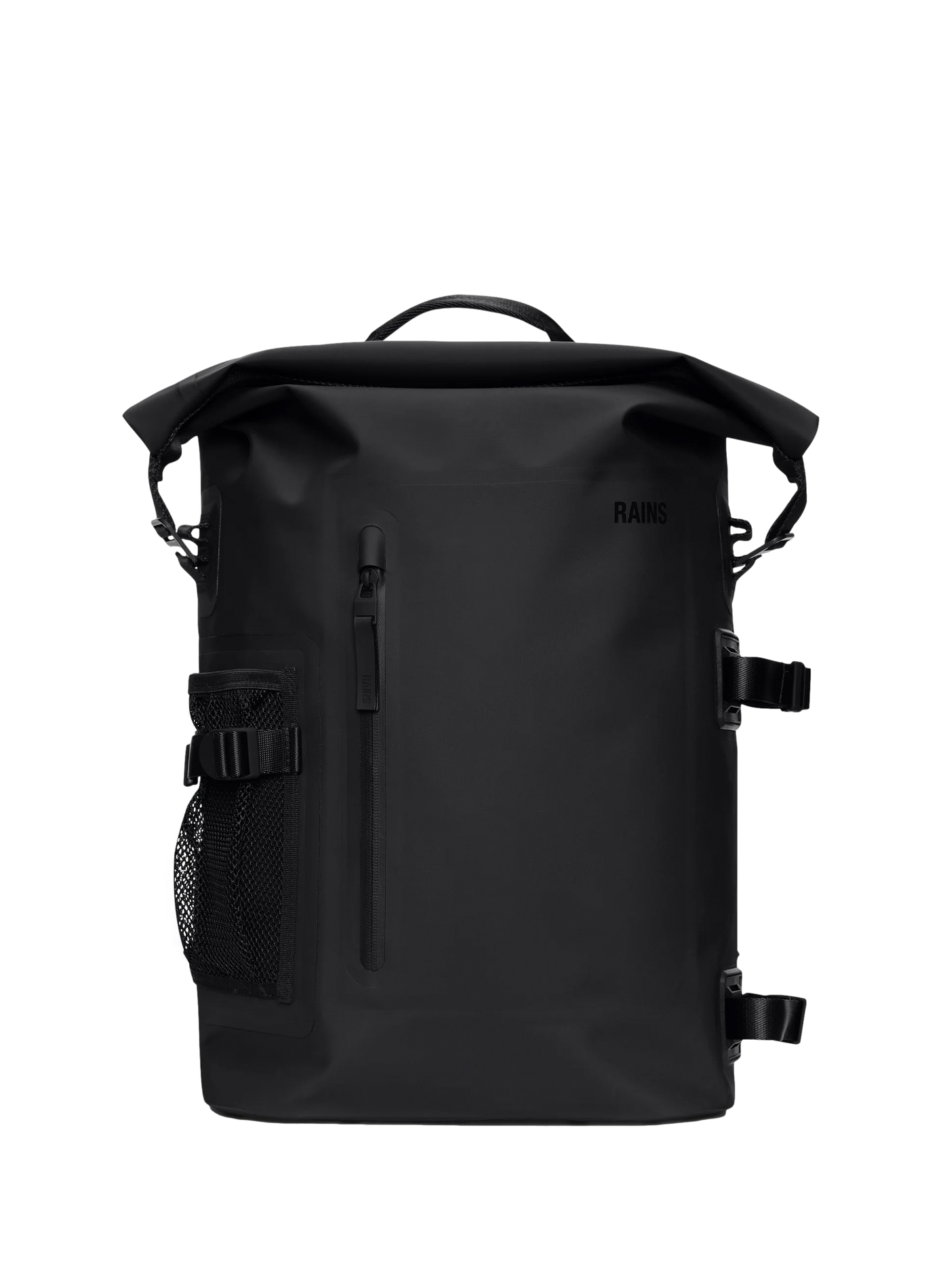 Waterproof zippered backpack RAINS Black