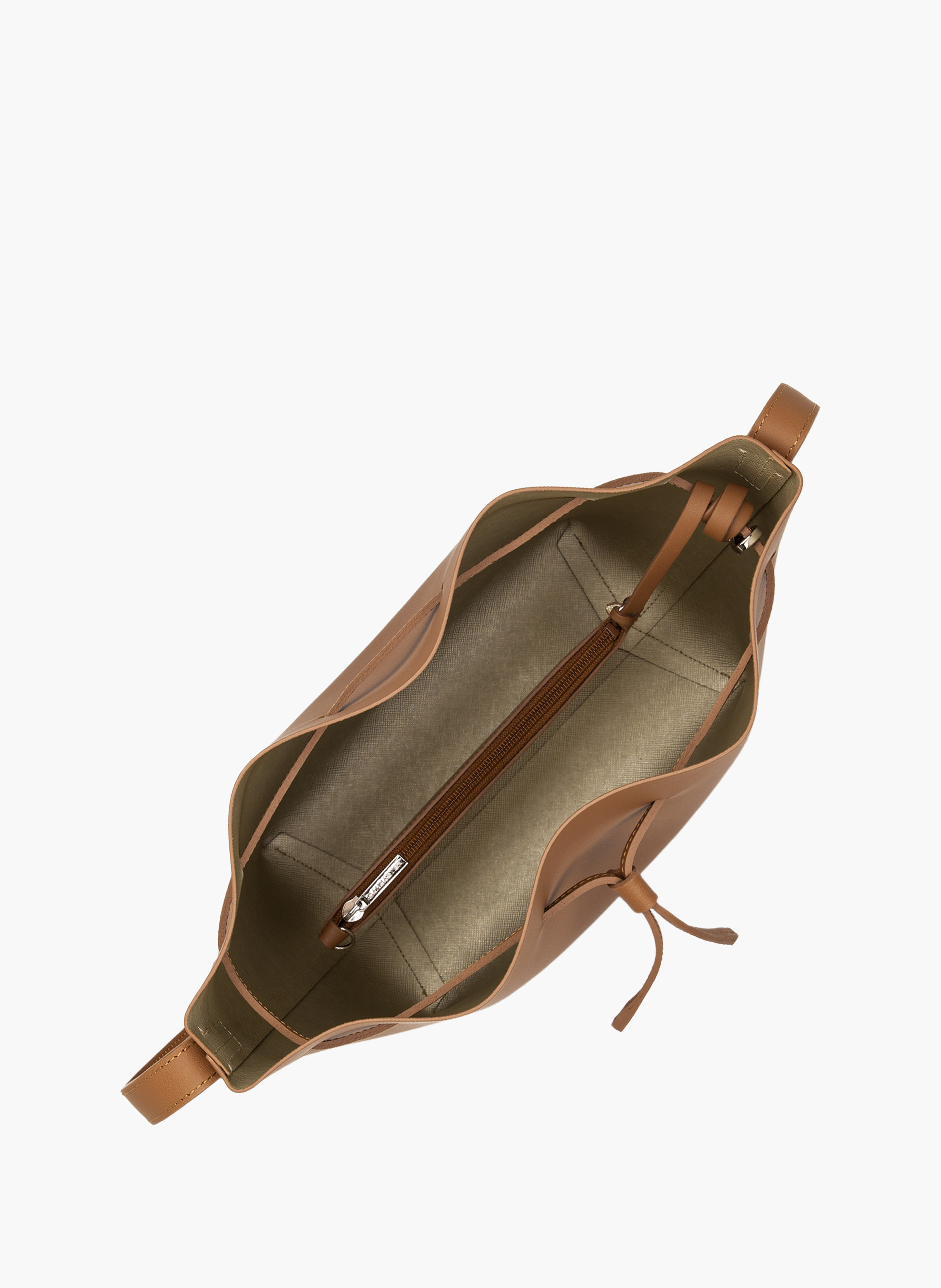 Grand sac bourse - pur & element city LANCASTER Marron