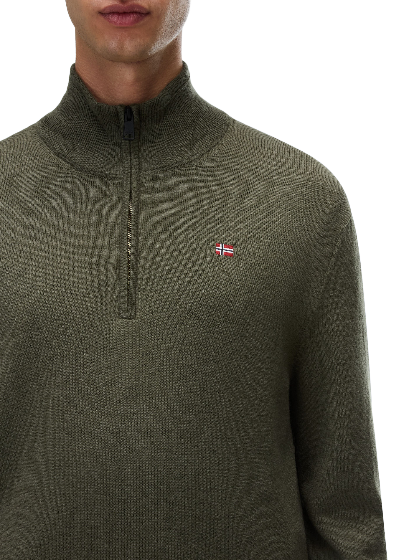 Damavand wool sweater NAPAPIJRI Khaki