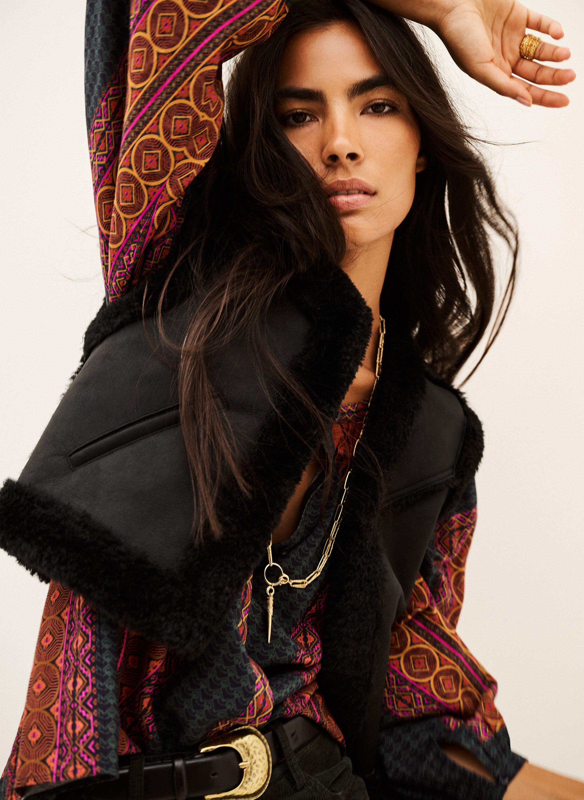 Veste sans manches unie pilar BA&SH Noir