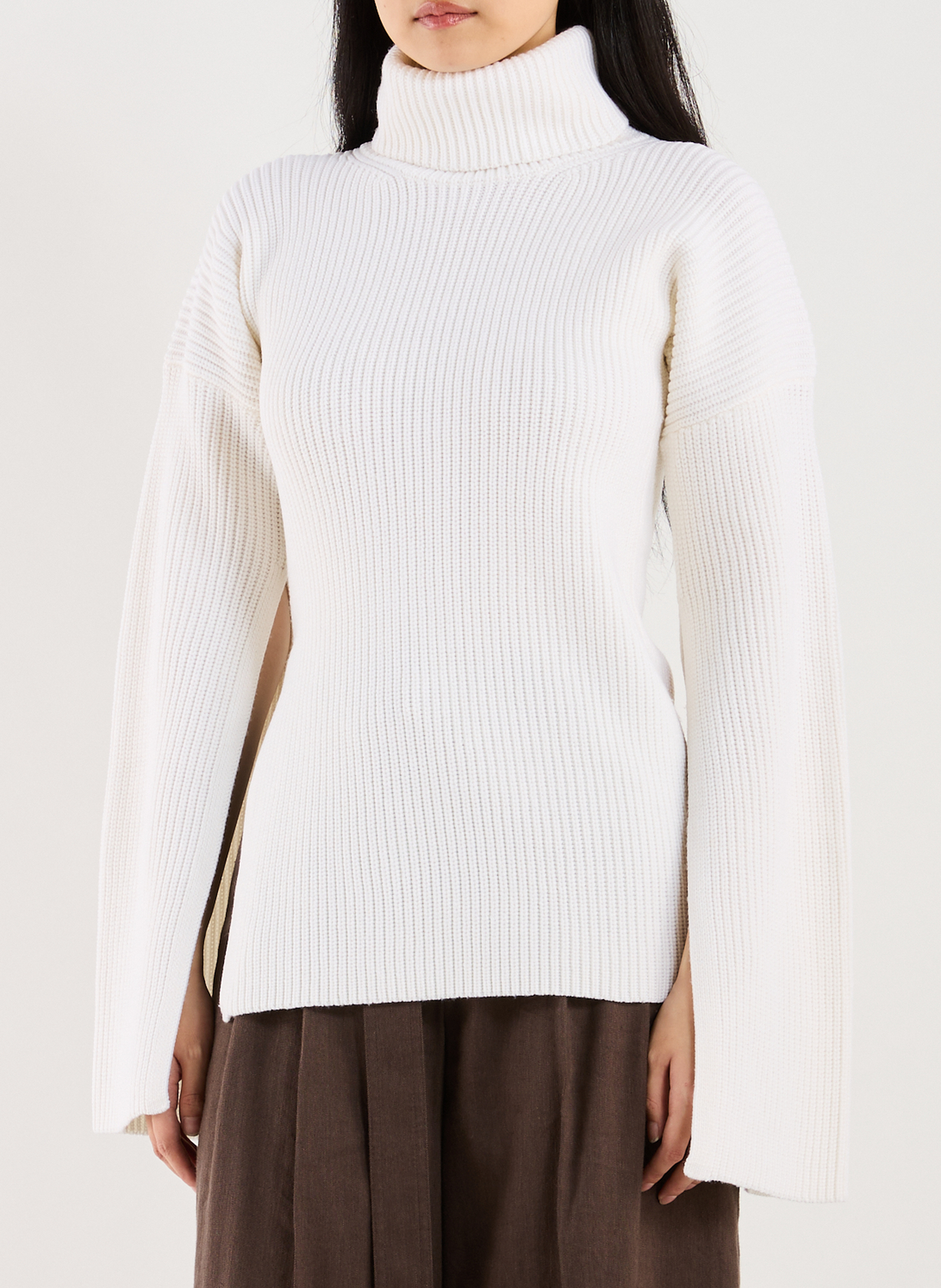Wollpullover TOTEME Beige
