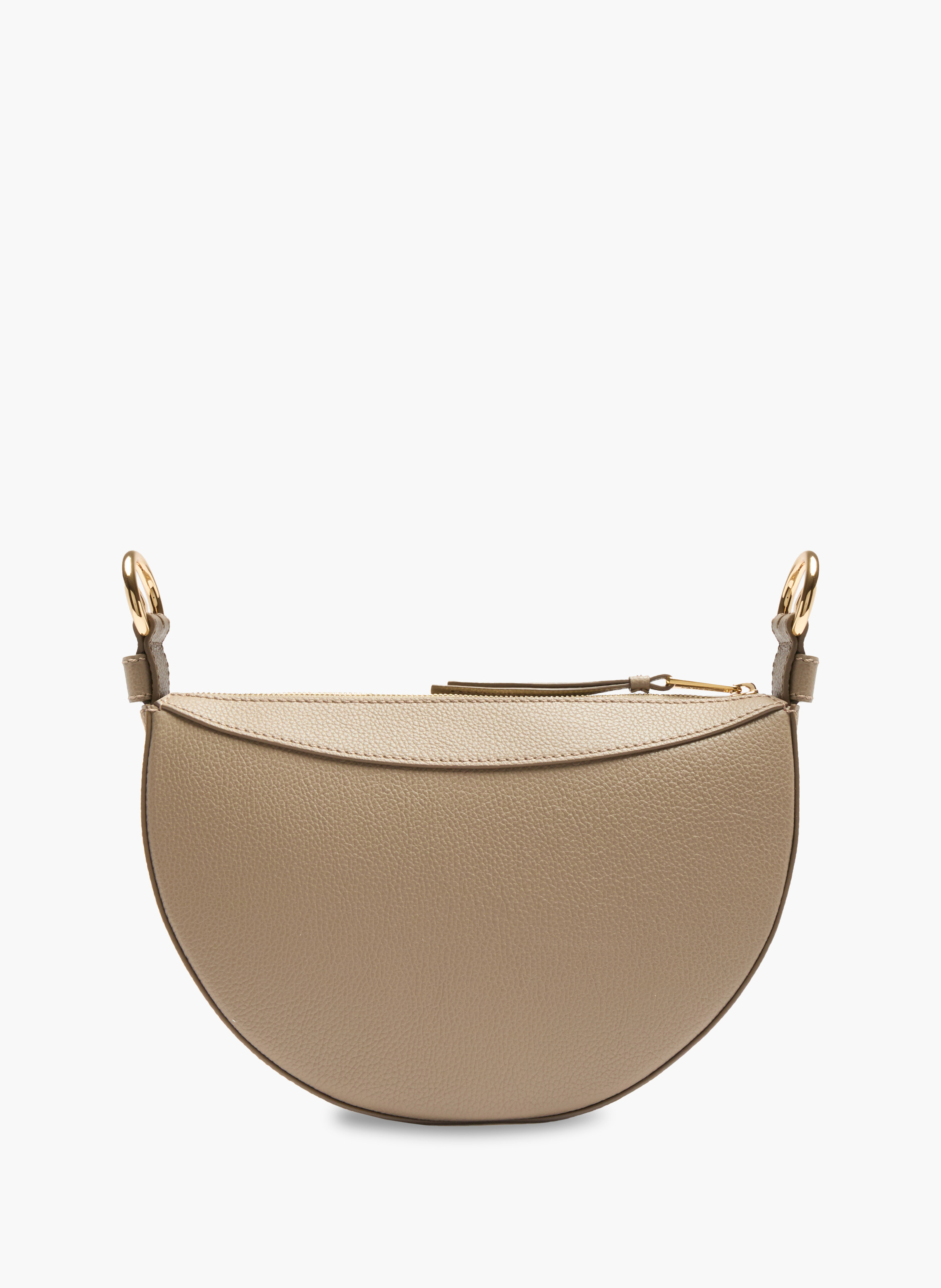 Sac porté croisé demi lune faubourg de lancel en cuir LANCEL Beige
