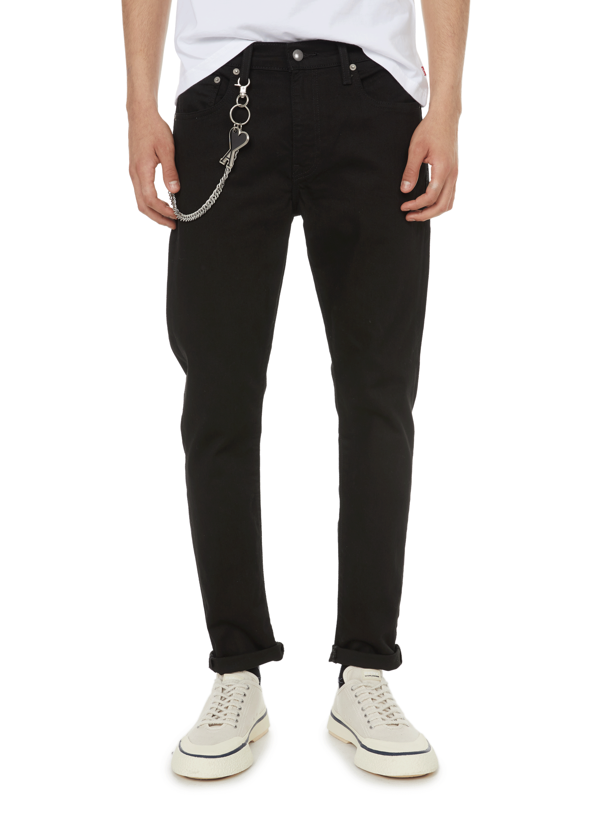 Jean 512 Slim Tape en coton denim LEVI'S Noir