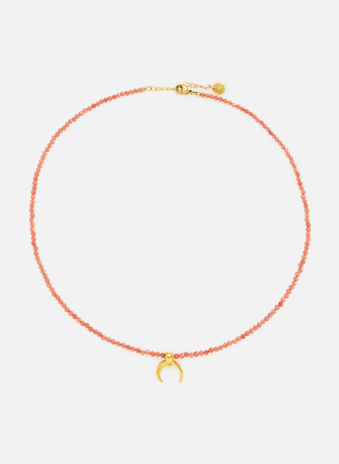 Necklace with moon pendant AU PRINTEMPS PARIS