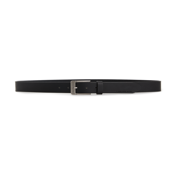 Calvin Klein Leather Belt In Black