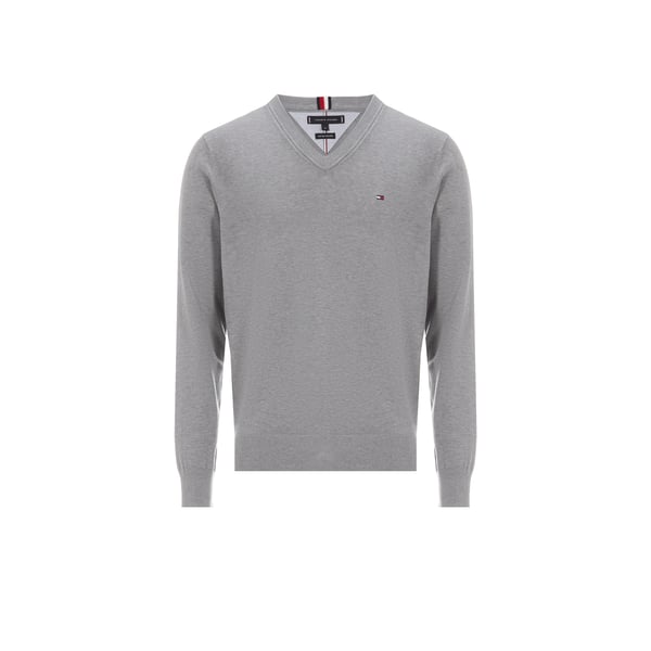 Pull col V en coton