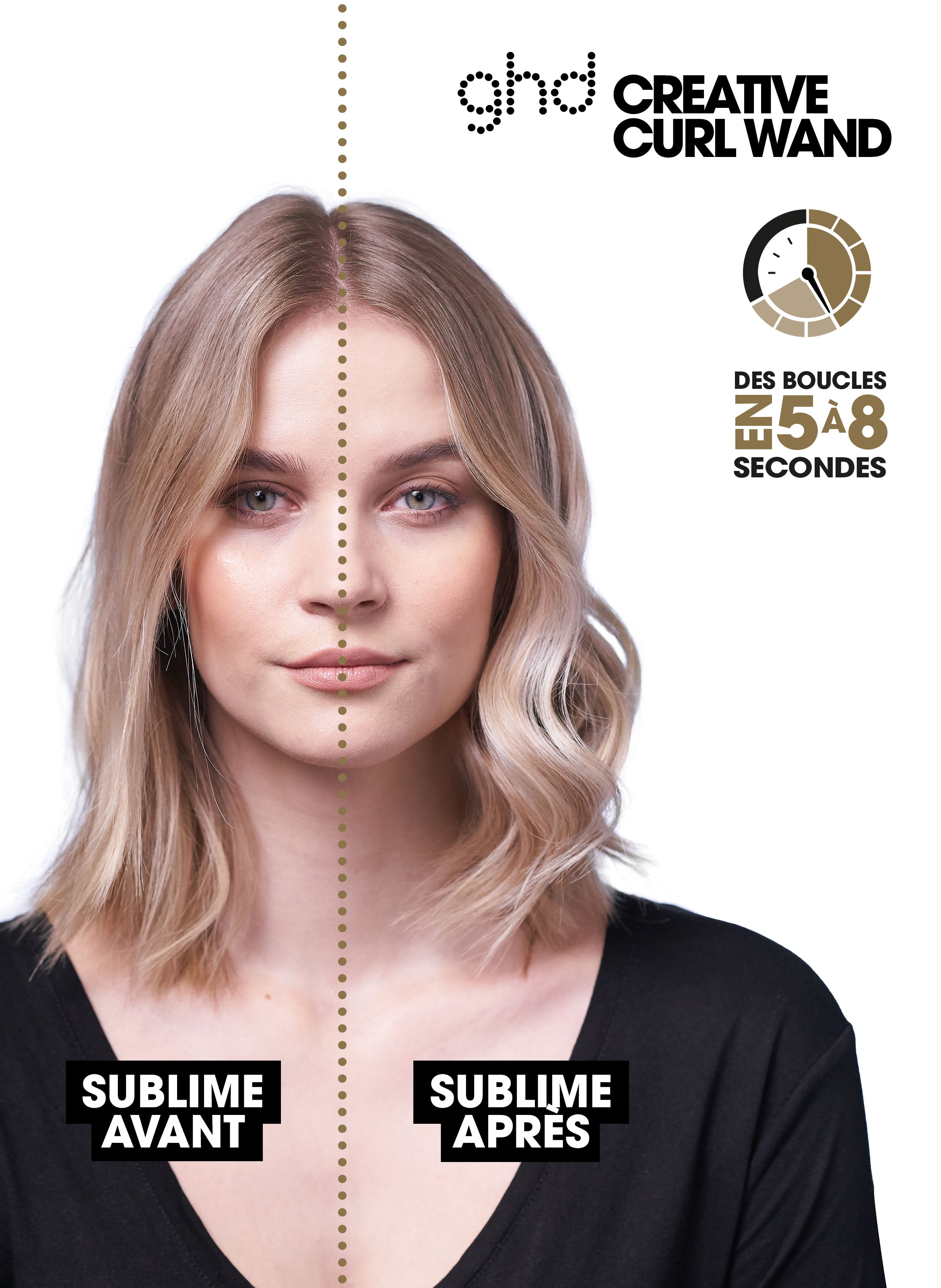 Boucleur GHD creative curl wand 28mmx23mm GHD No color