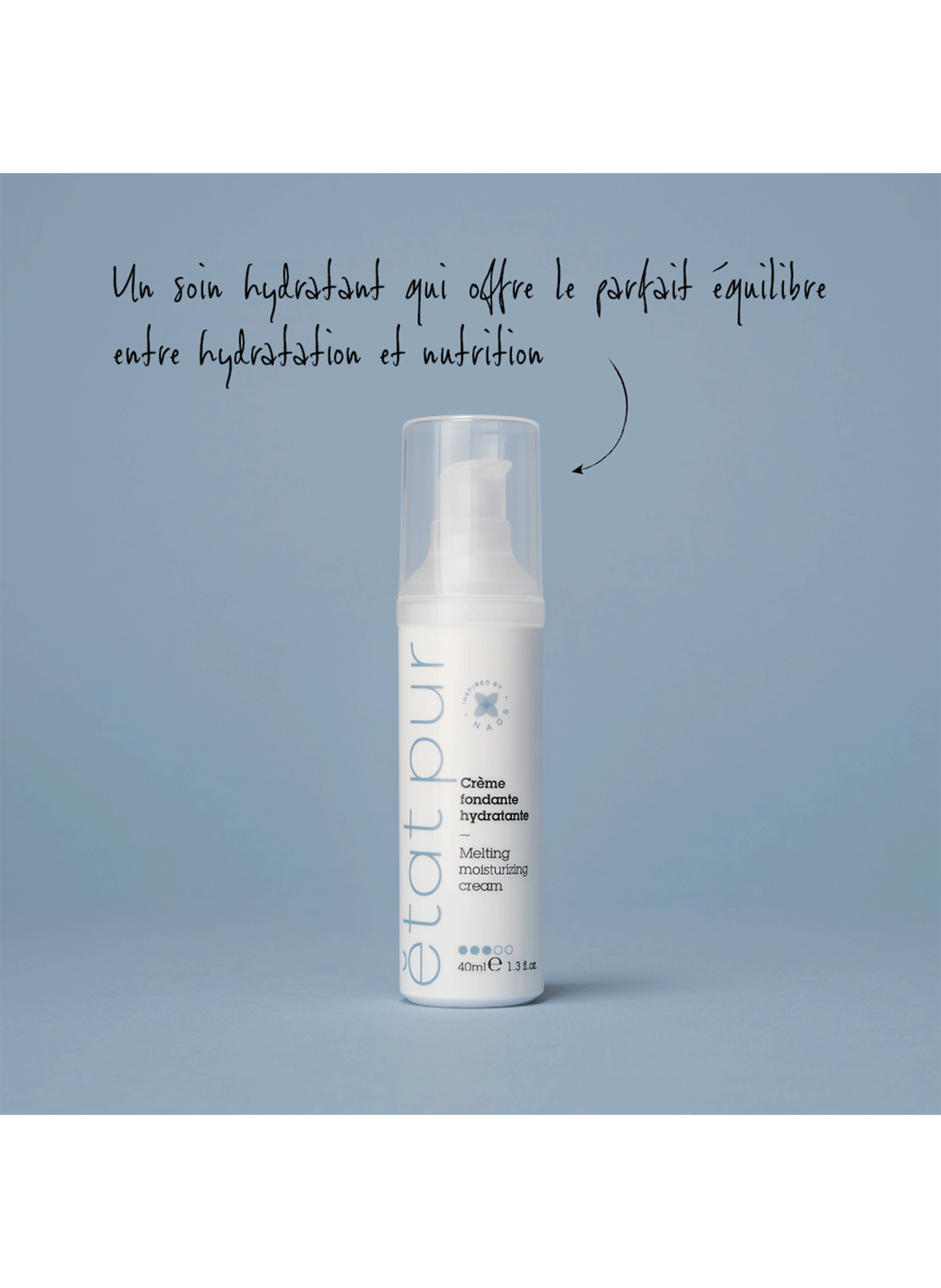 La crème fondante hydratante ETAT PUR No color