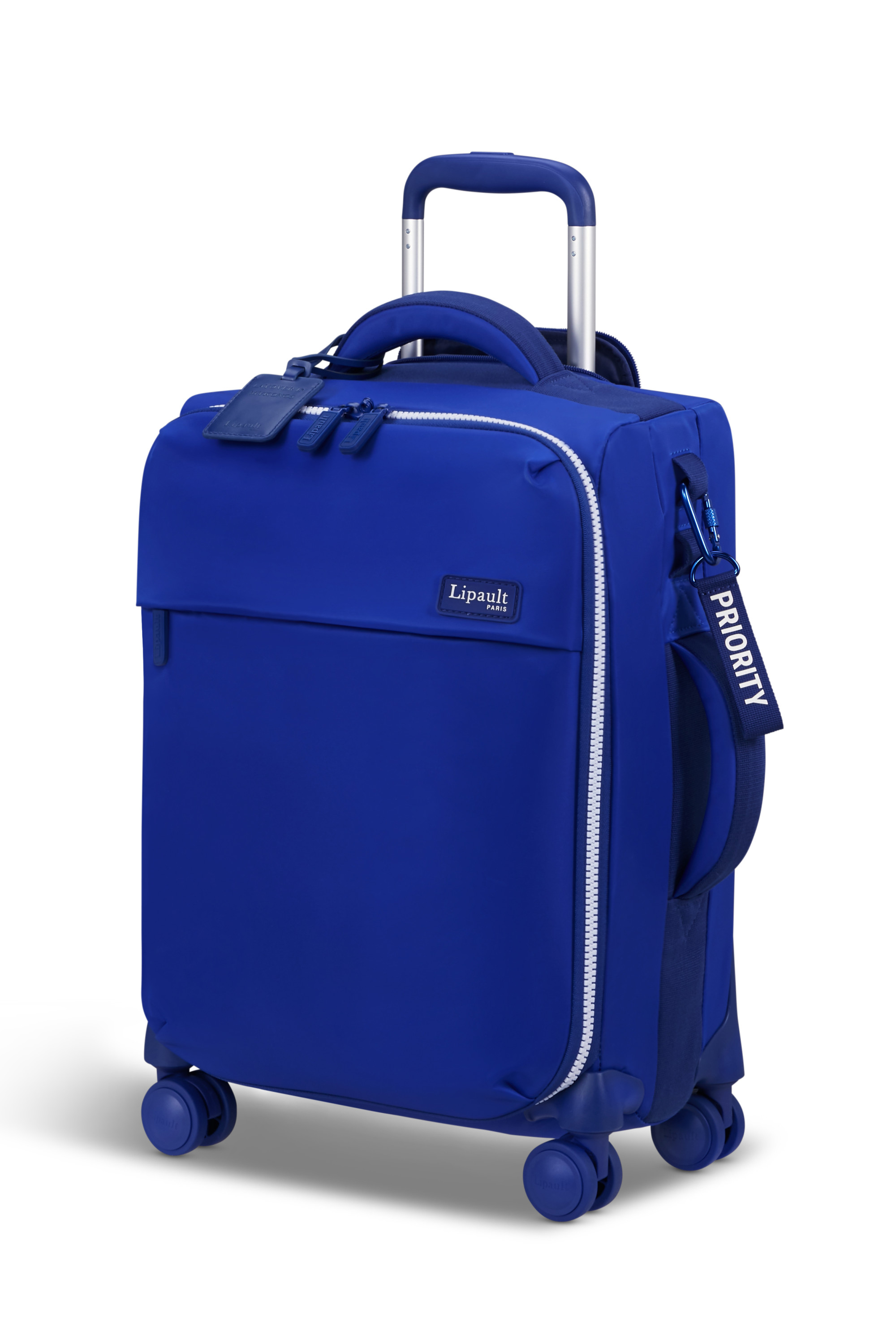 Plume valise 4 roues taille s LIPAULT PARIS Bleu