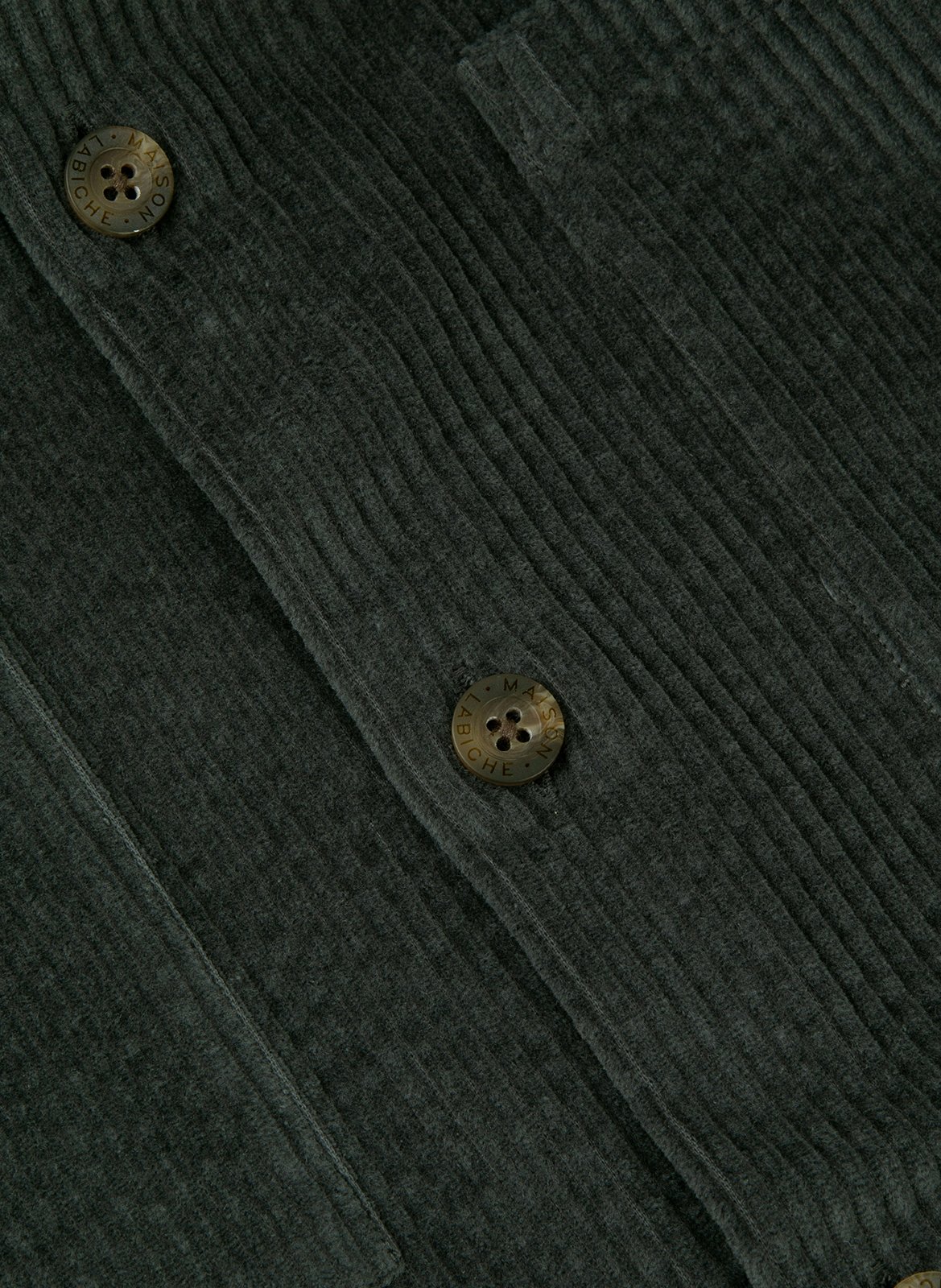 Surchemise Monge en velours côtelé de coton MAISON LABICHE Rose