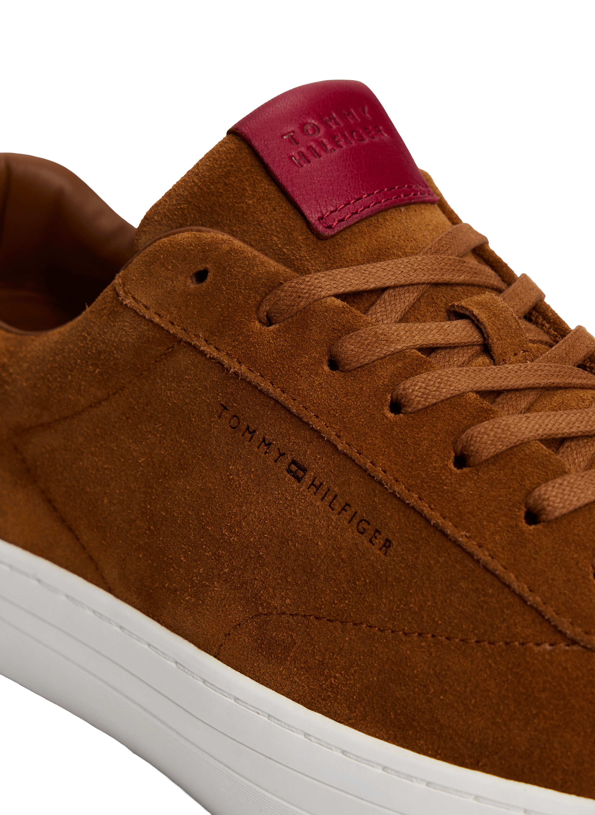 Leather sneakers TOMMY HILFIGER Brown