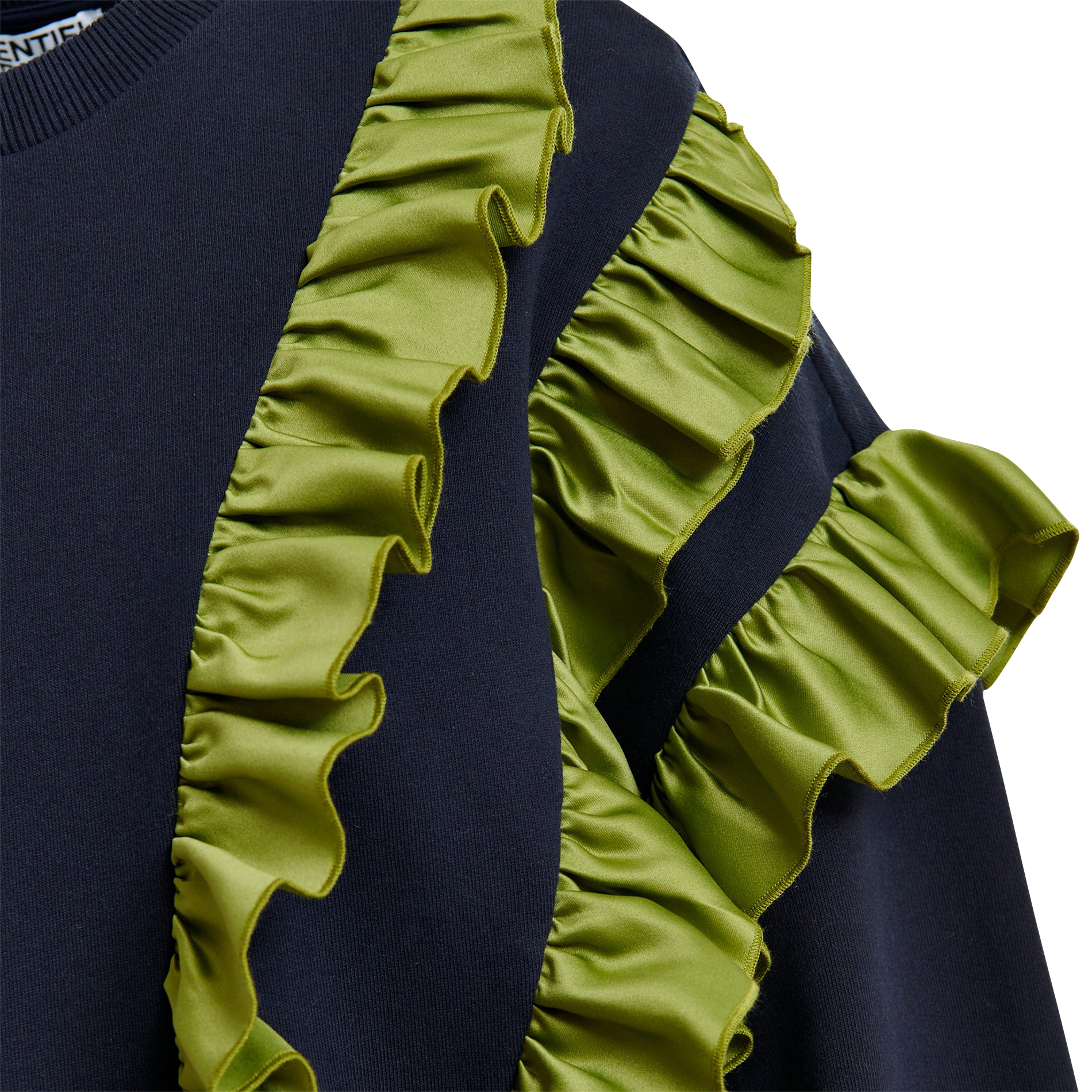 Sweat col rond en coton mélangé iwave ESSENTIEL ANTWERP Bleu