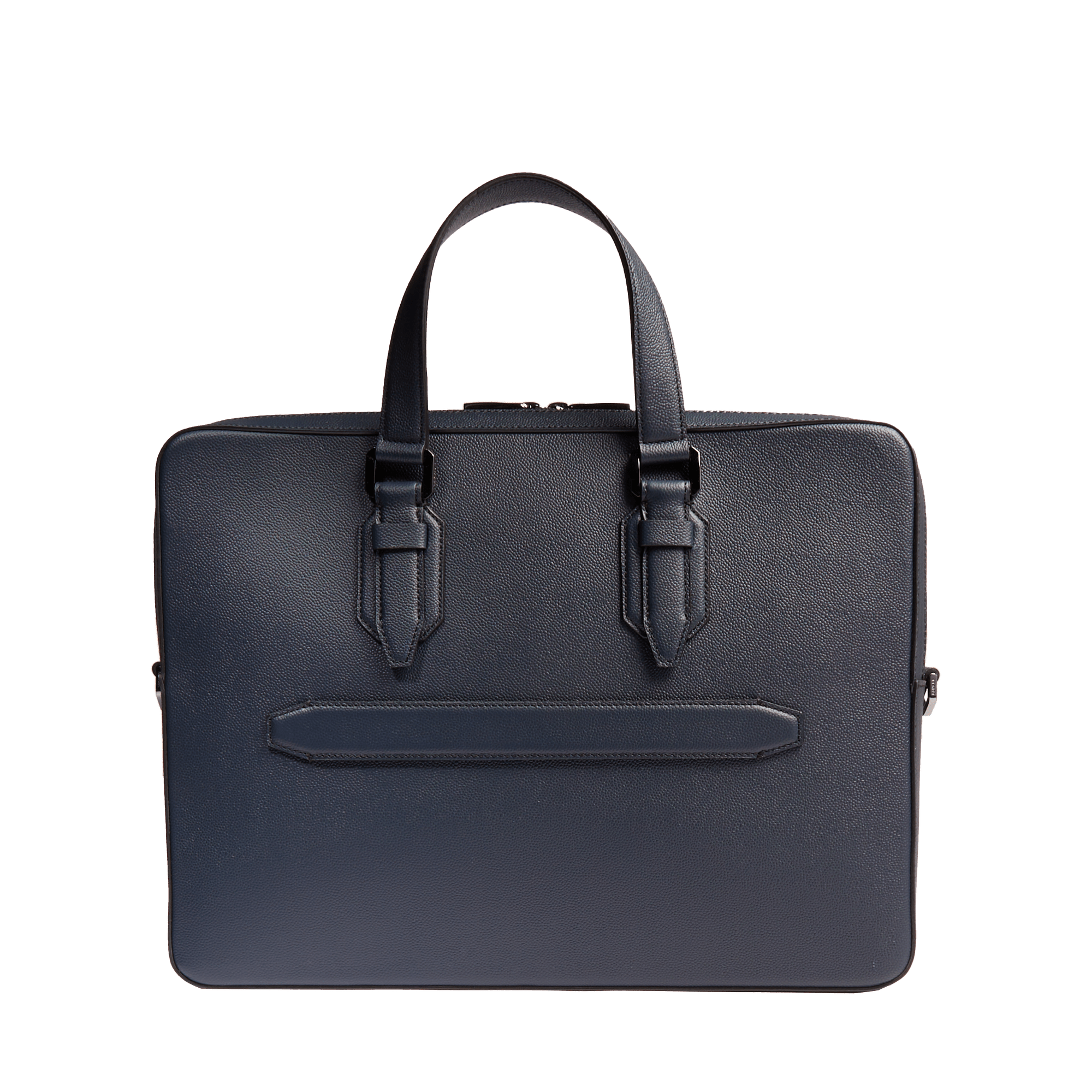 Porte-documents zippé 15"6 charlie de lancel en cuir LANCEL Bleu