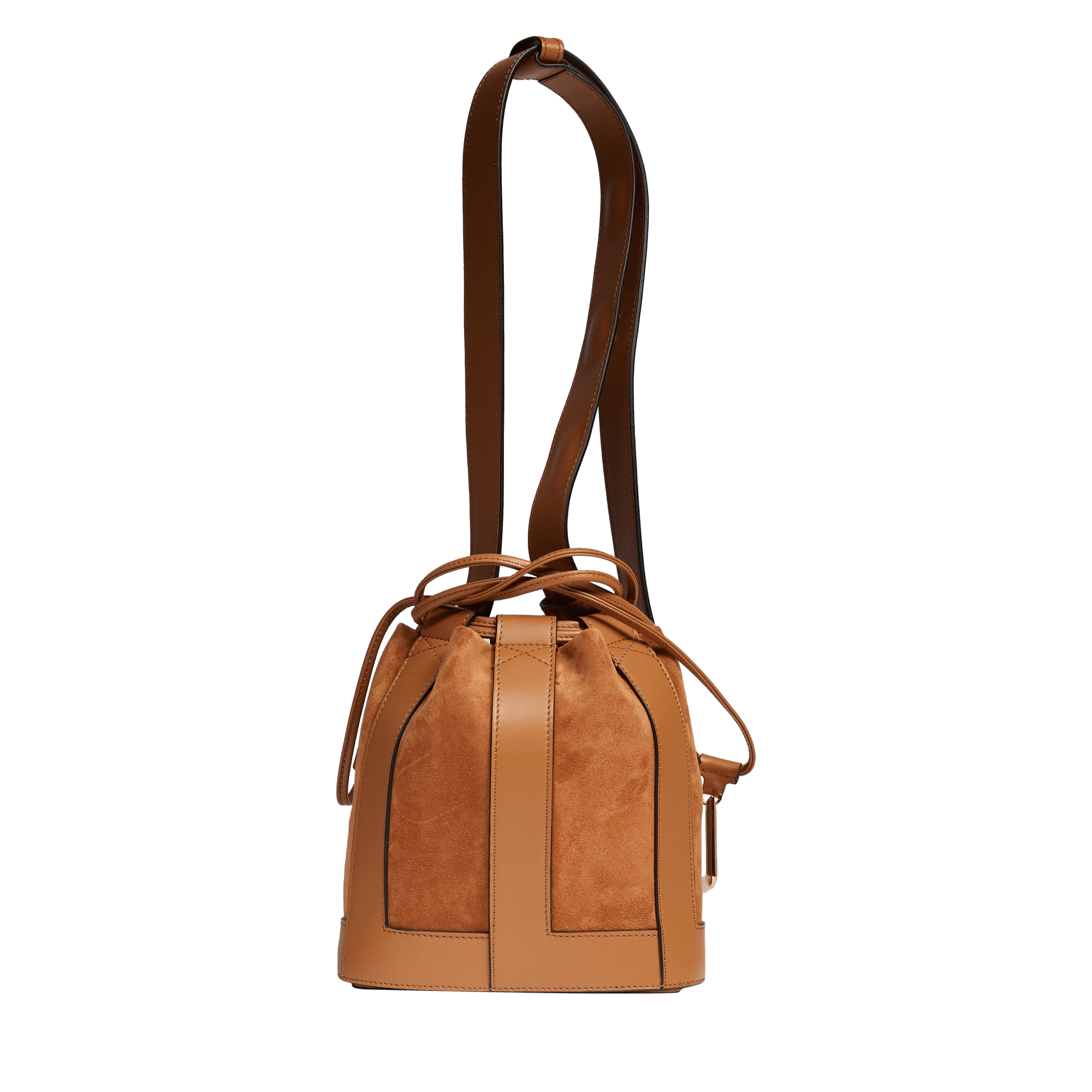 Sac seau s elles de lancel en cuir LANCEL Marron