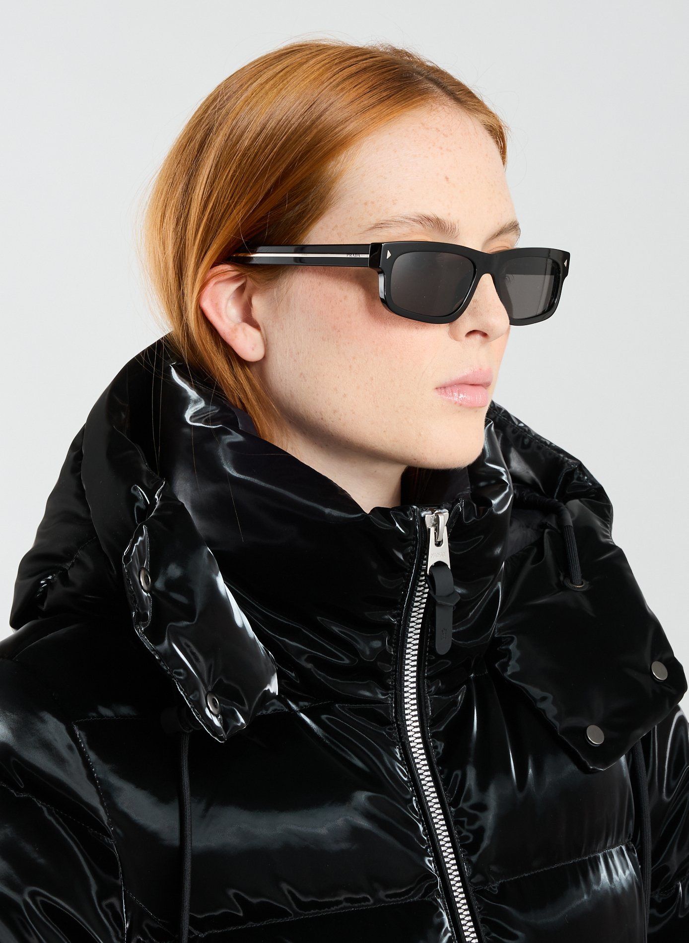 Lunettes de soleil rectangulaires PRADA Multicolore