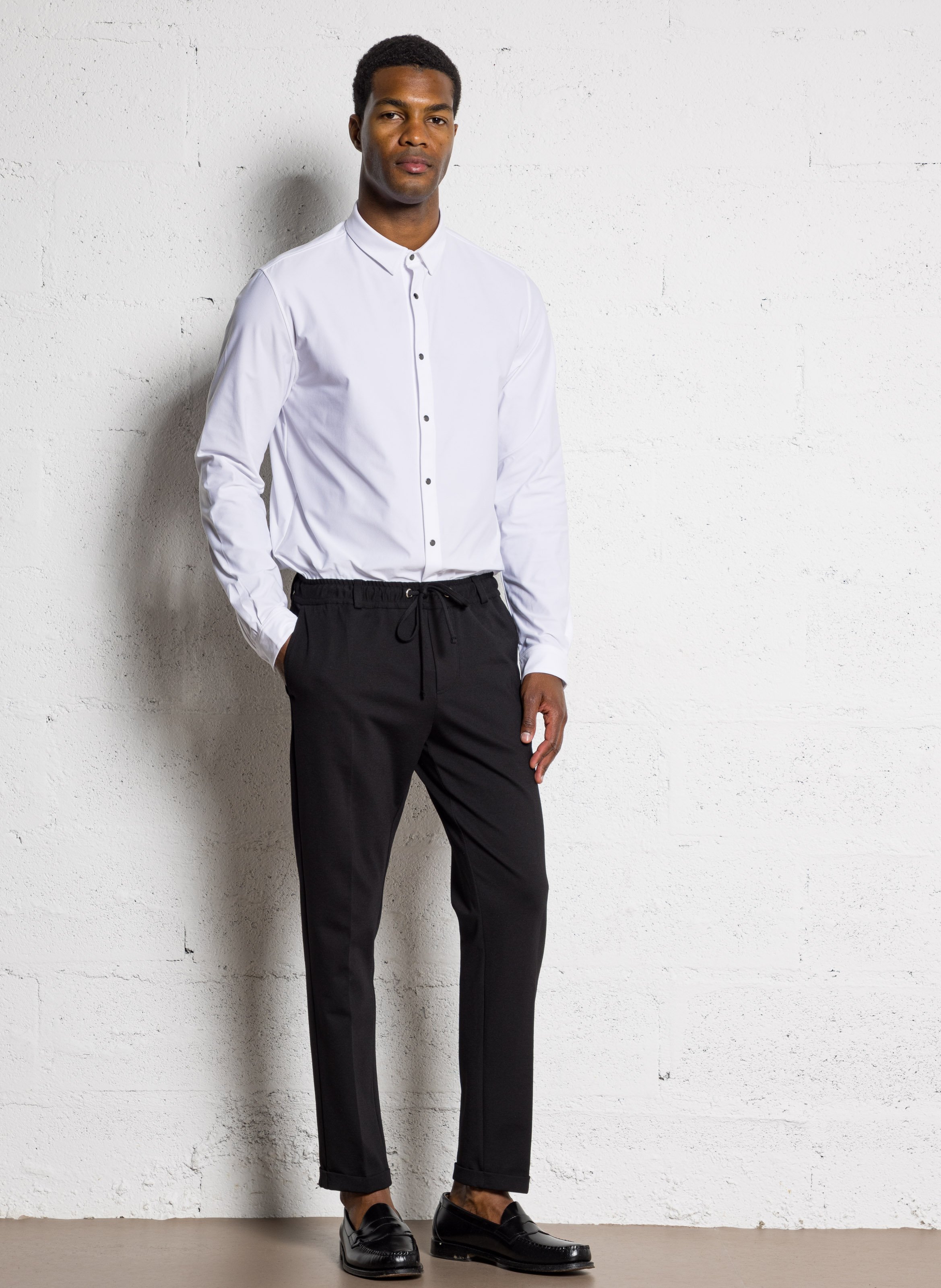 Pantalon droit IKKS Noir