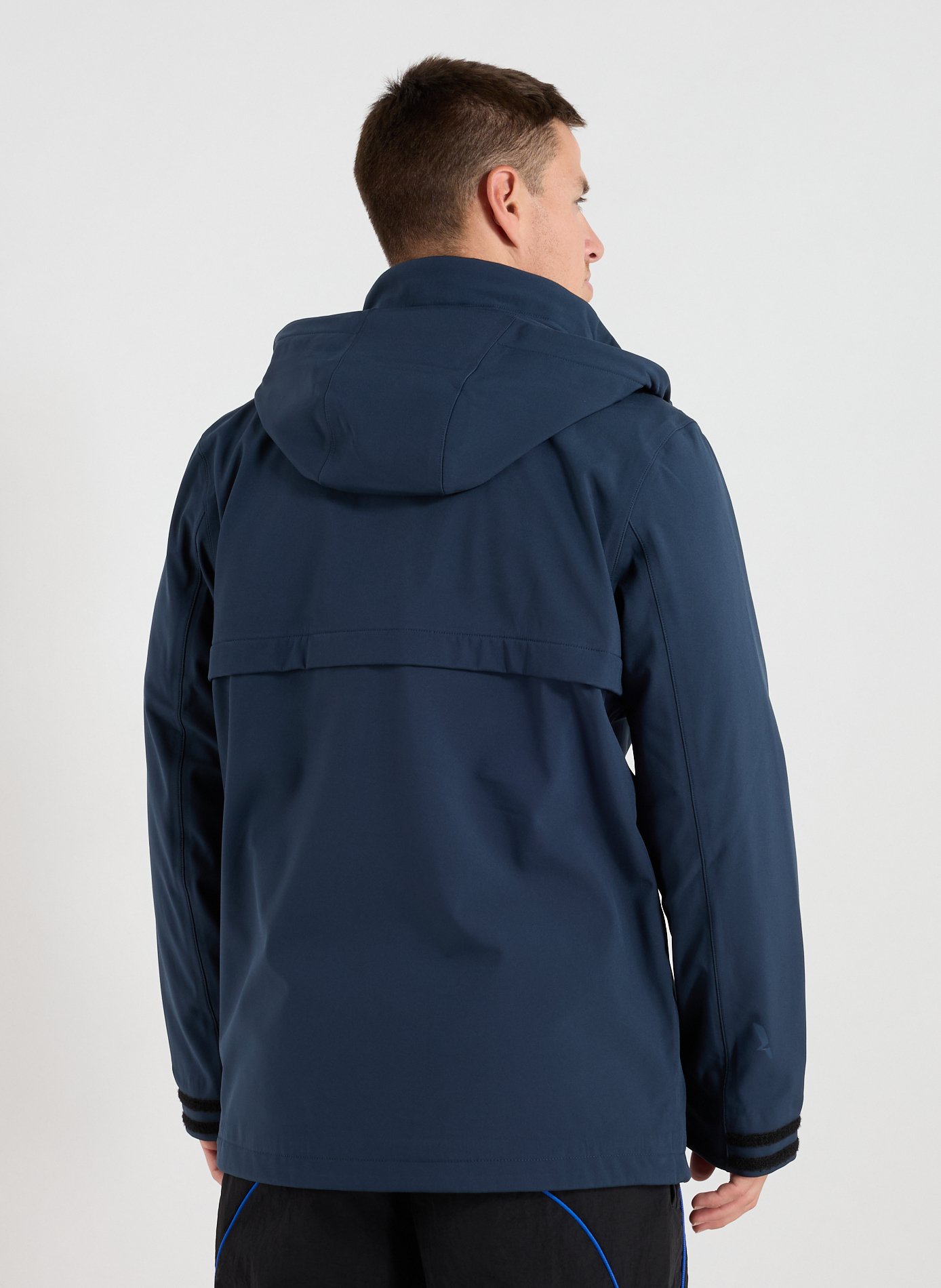 Parka doublée polaire avec capuche amovible AIGLE Bleu