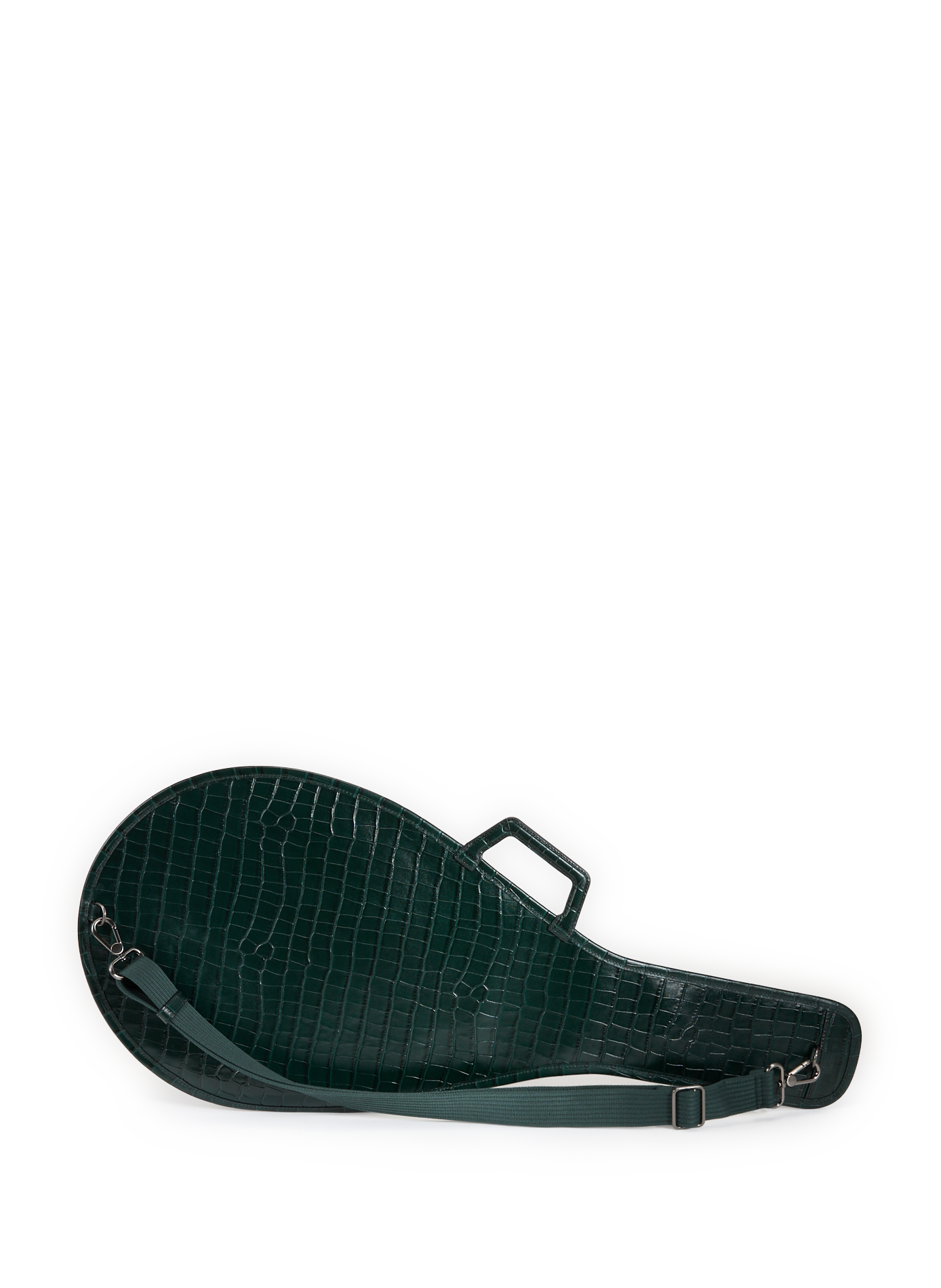 Cowhide leather tennis bag LACOSTE Green