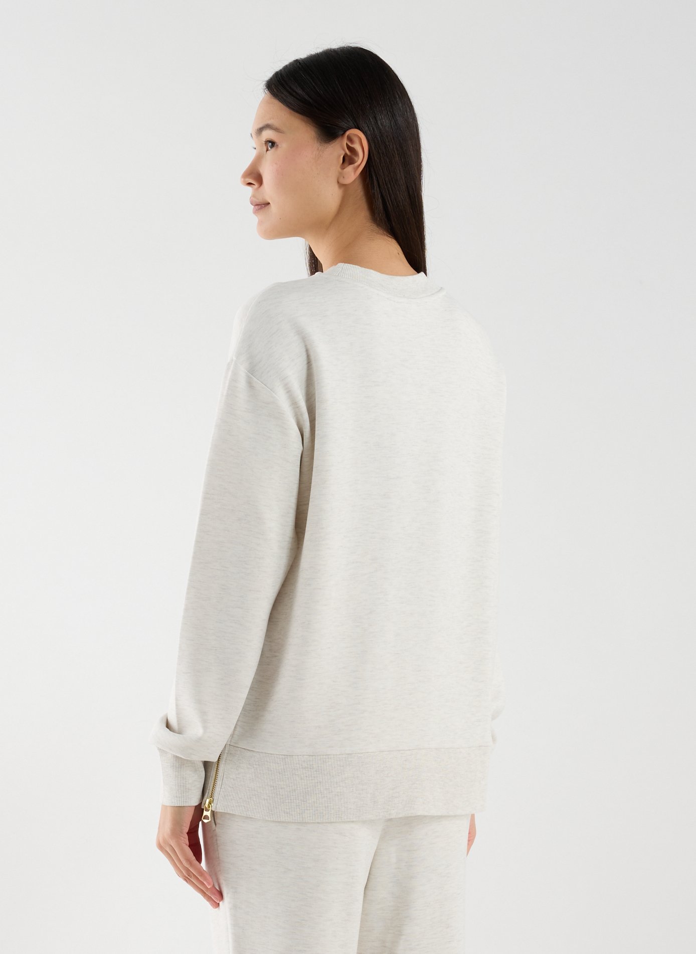 Round neck sweatshirt VARLEY Beige