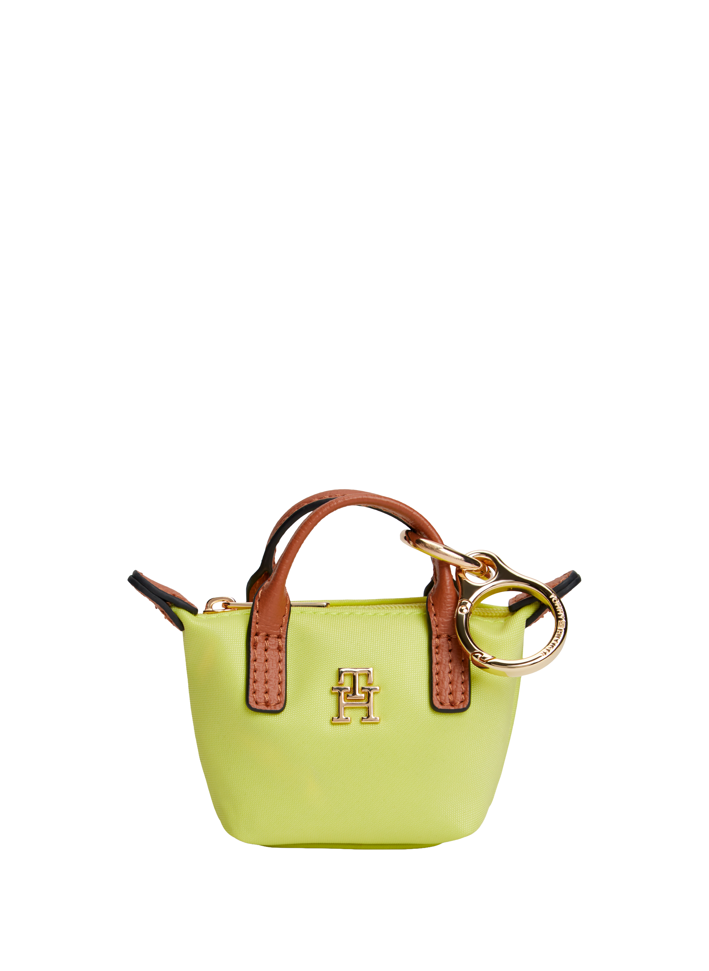 Mini logo keychain bag TOMMY HILFIGER Yellow