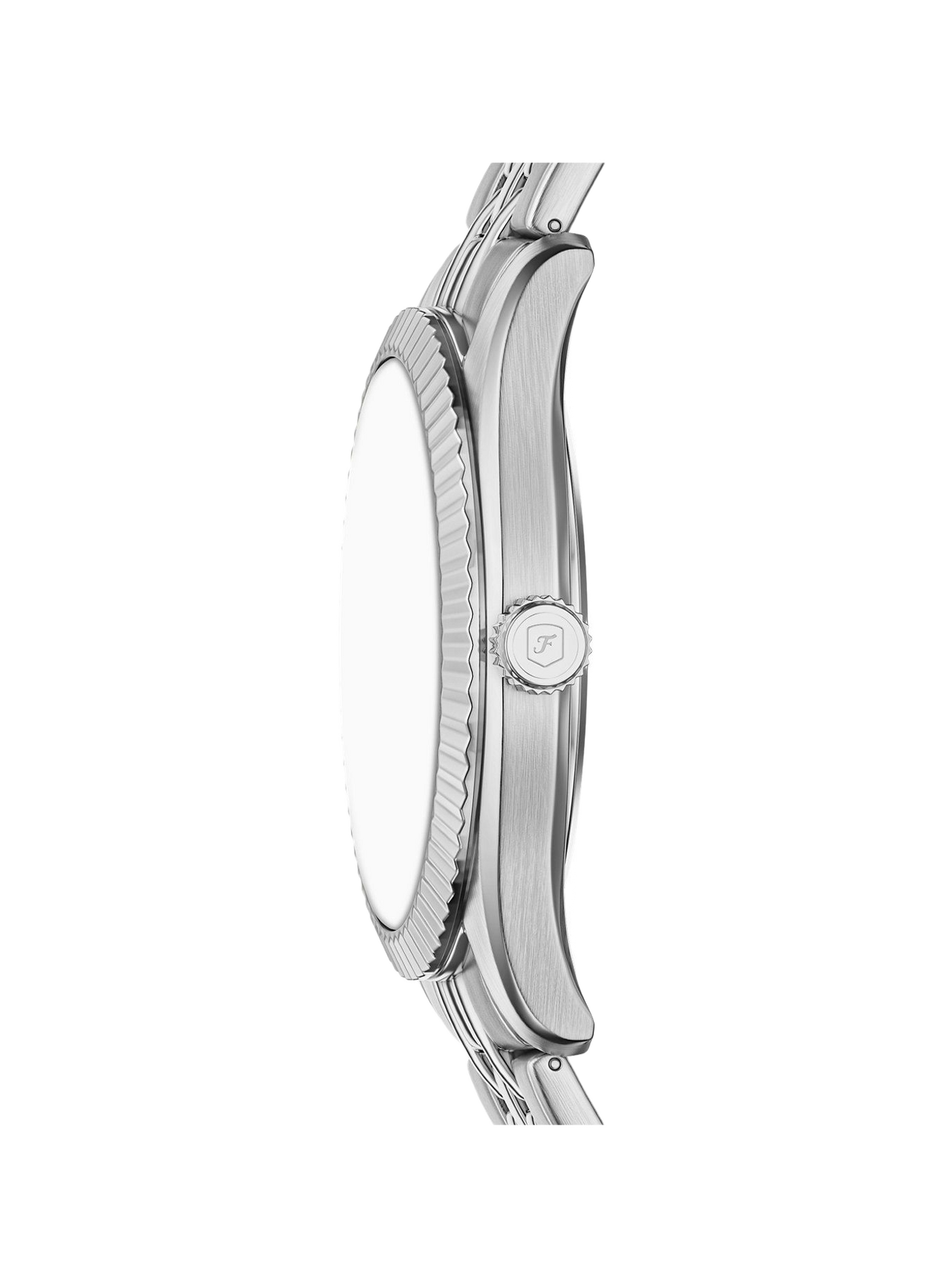 Montre Campbell en acier FOSSIL Bleu