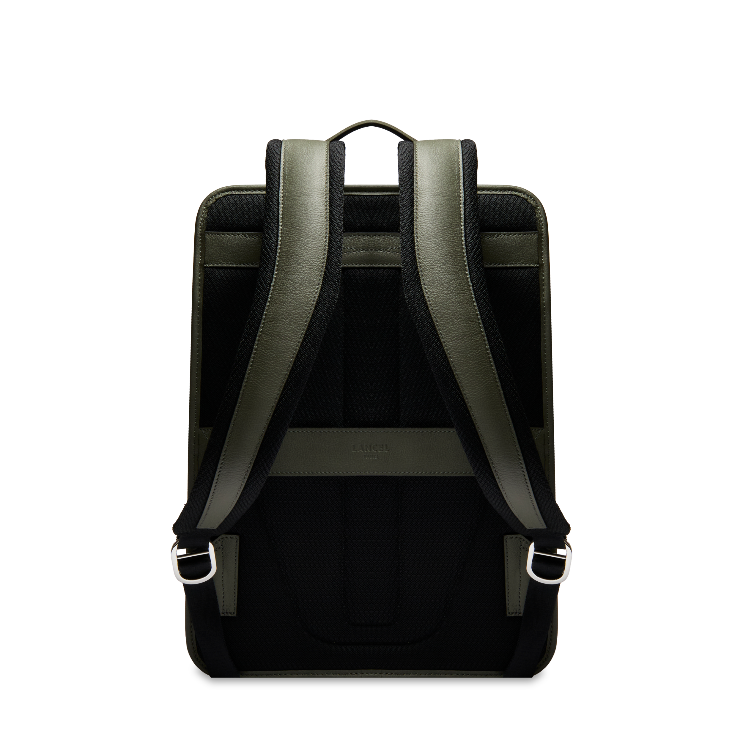 Sac à dos zippé mistral de lancel en cuir LANCEL Gris