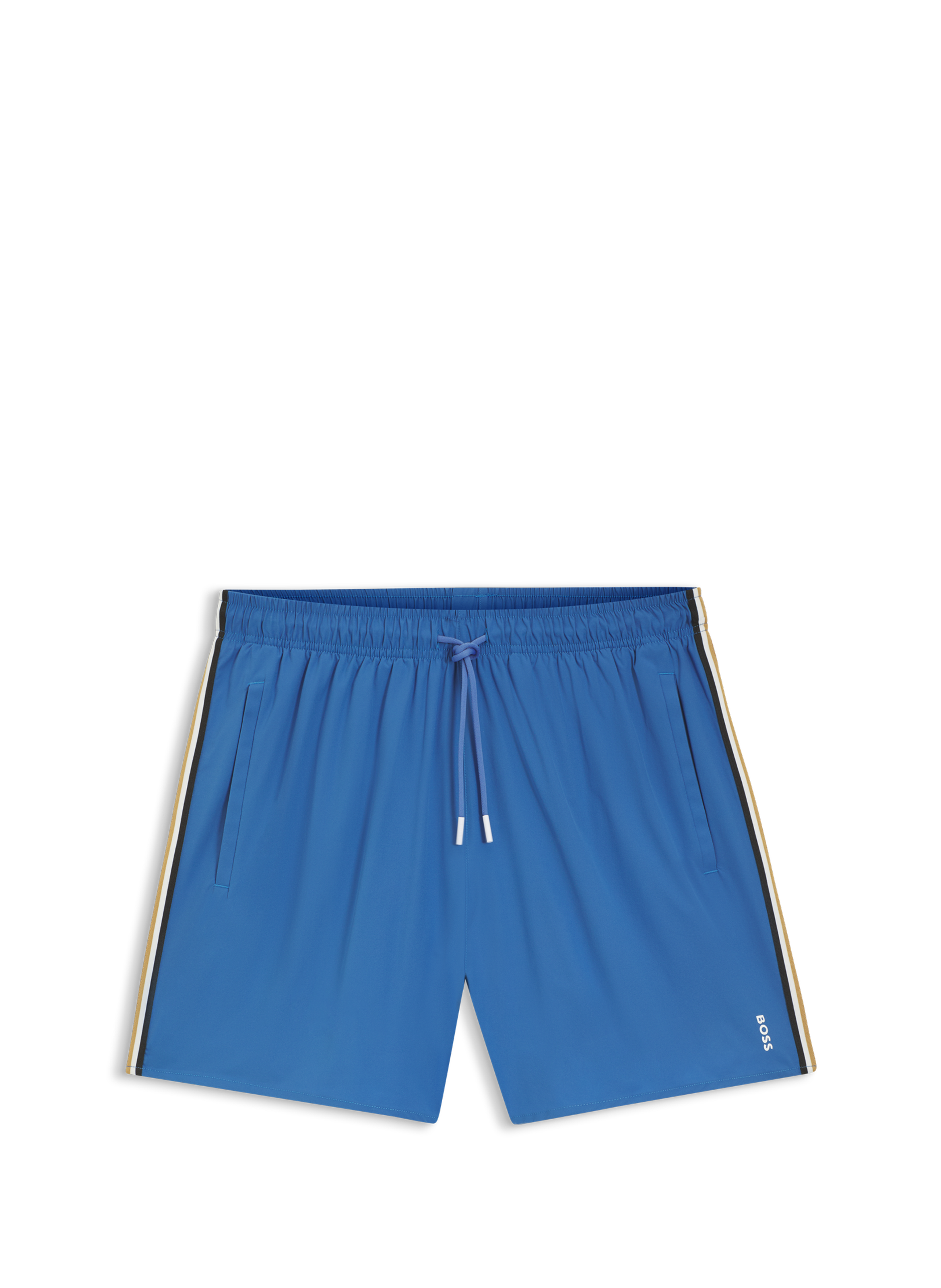 Short de bain à logo HUGO BOSS Bleu