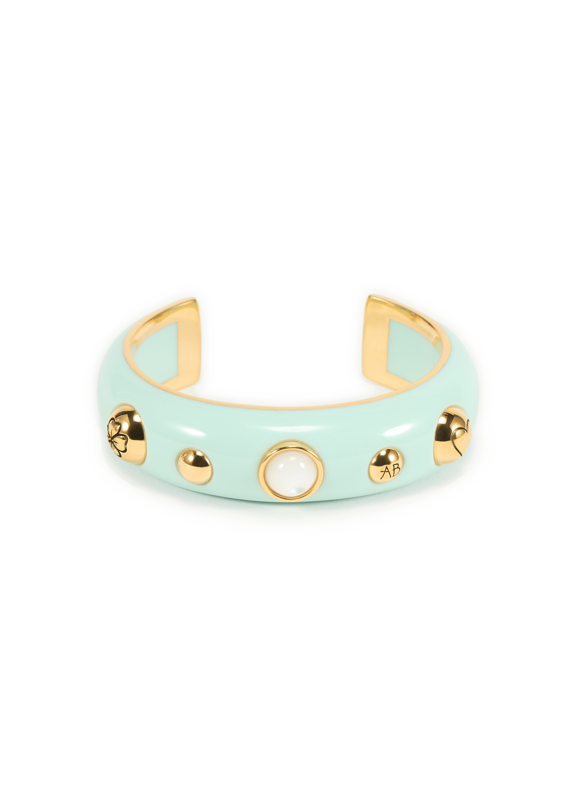 Bracelet manchette Dysie AURELIE BIDERMANN Bleu