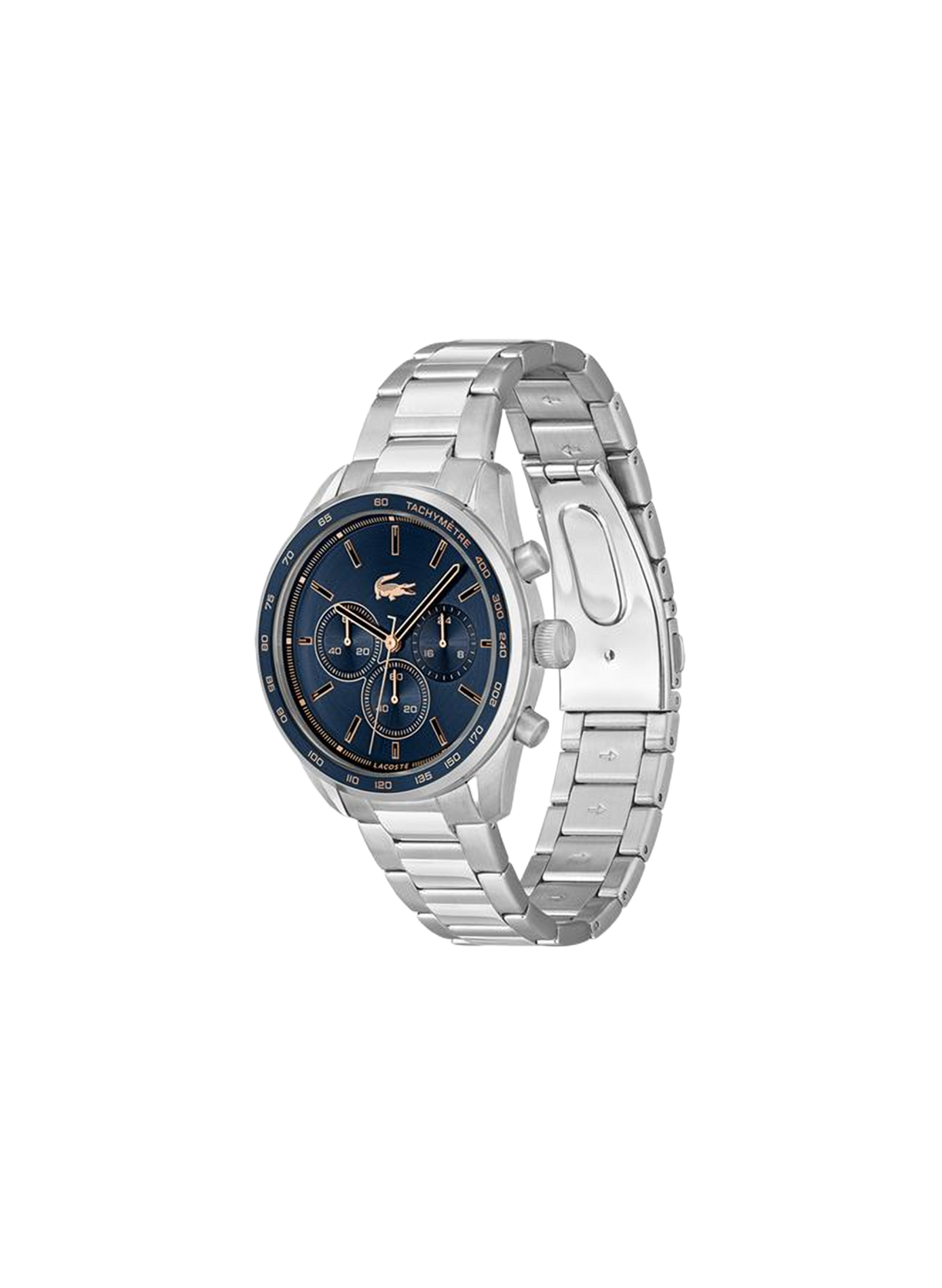 Montre quartz Boston en acier inoxydable LACOSTE MONTRES Bleu