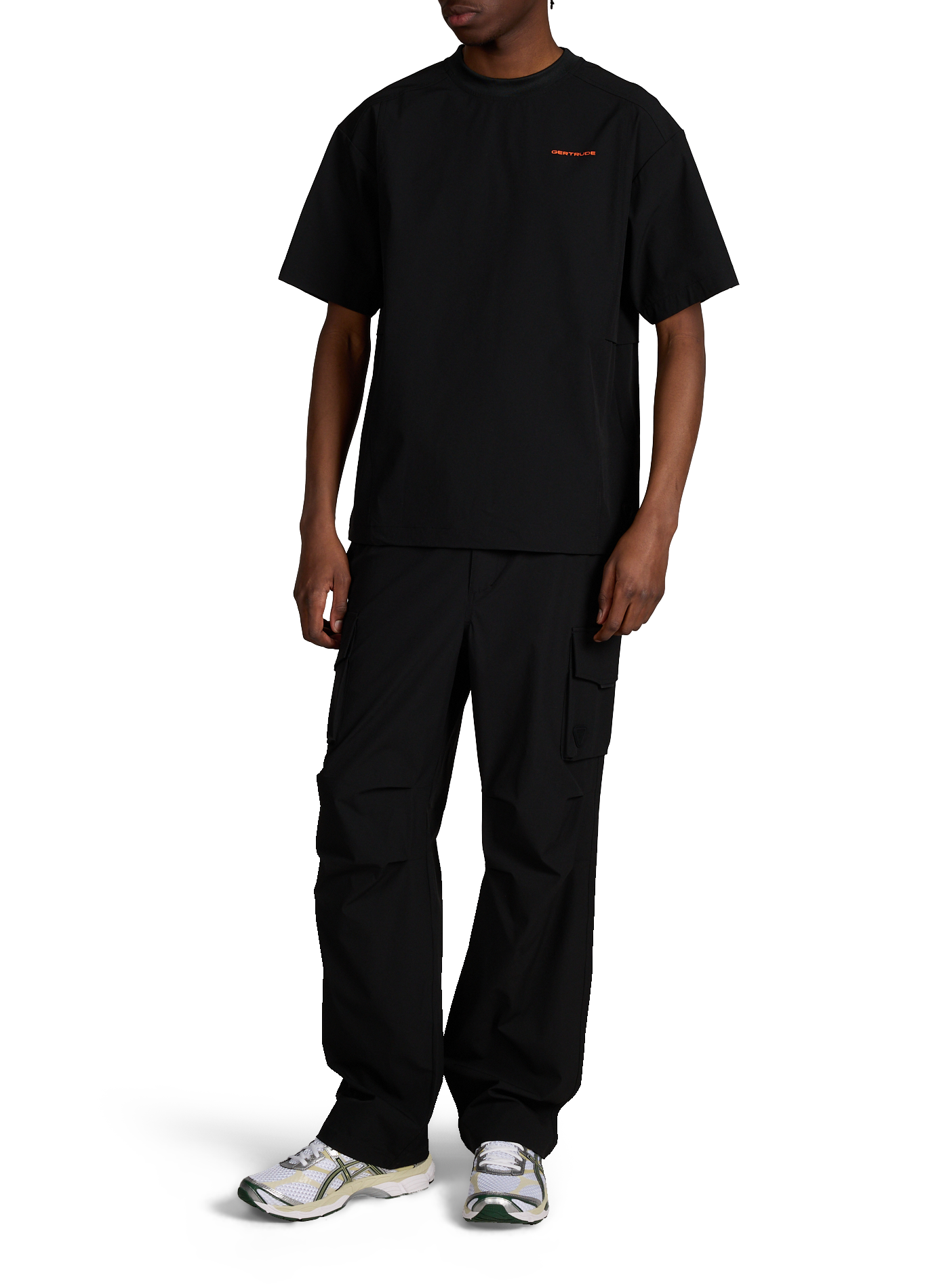 Pantalon cargo Tamano ripstop stretch avec poches  GERTRUDE ET GASTON Noir