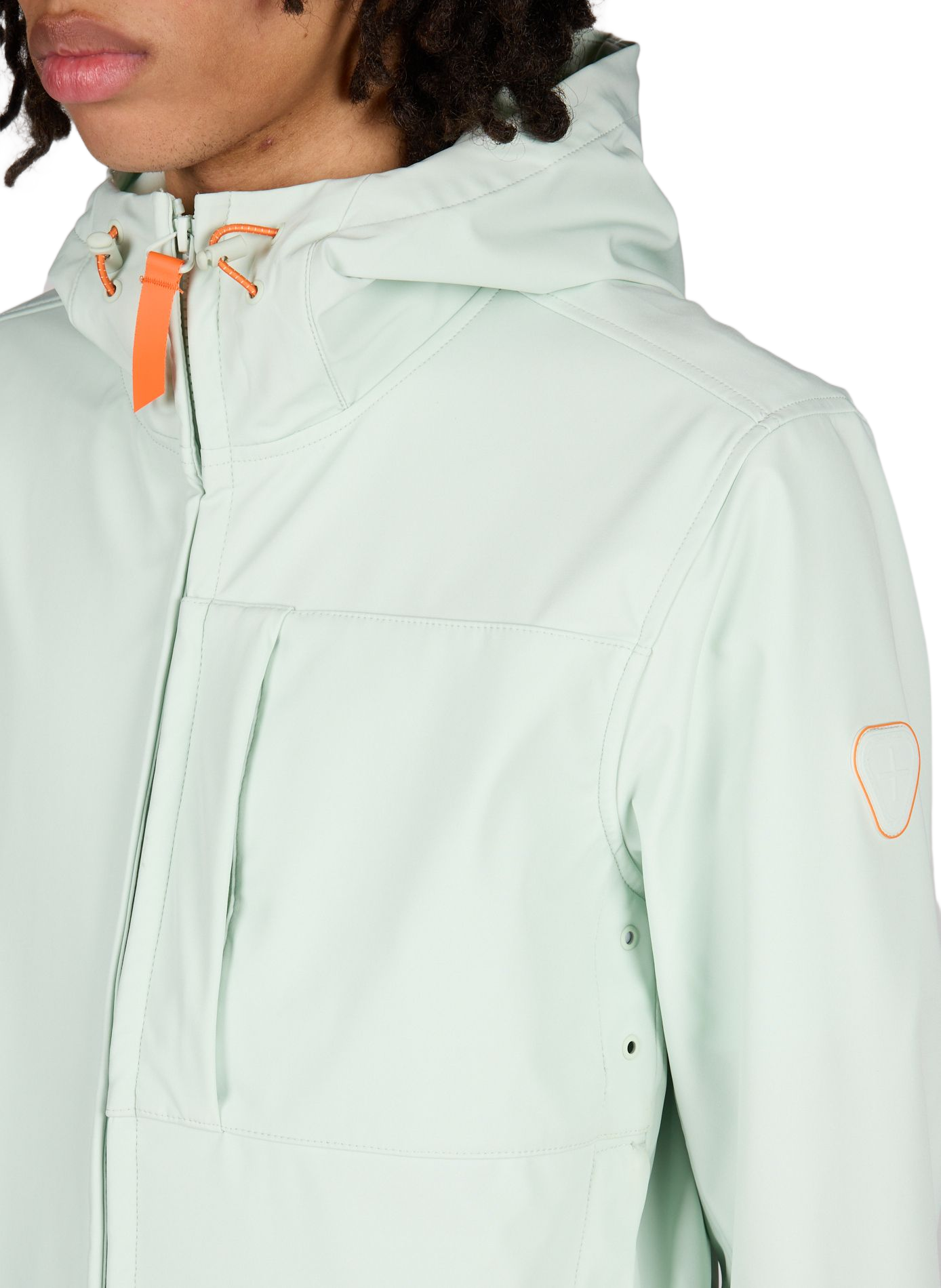 Ronaldo technical hooded jacket GERTRUDE ET GASTON Green