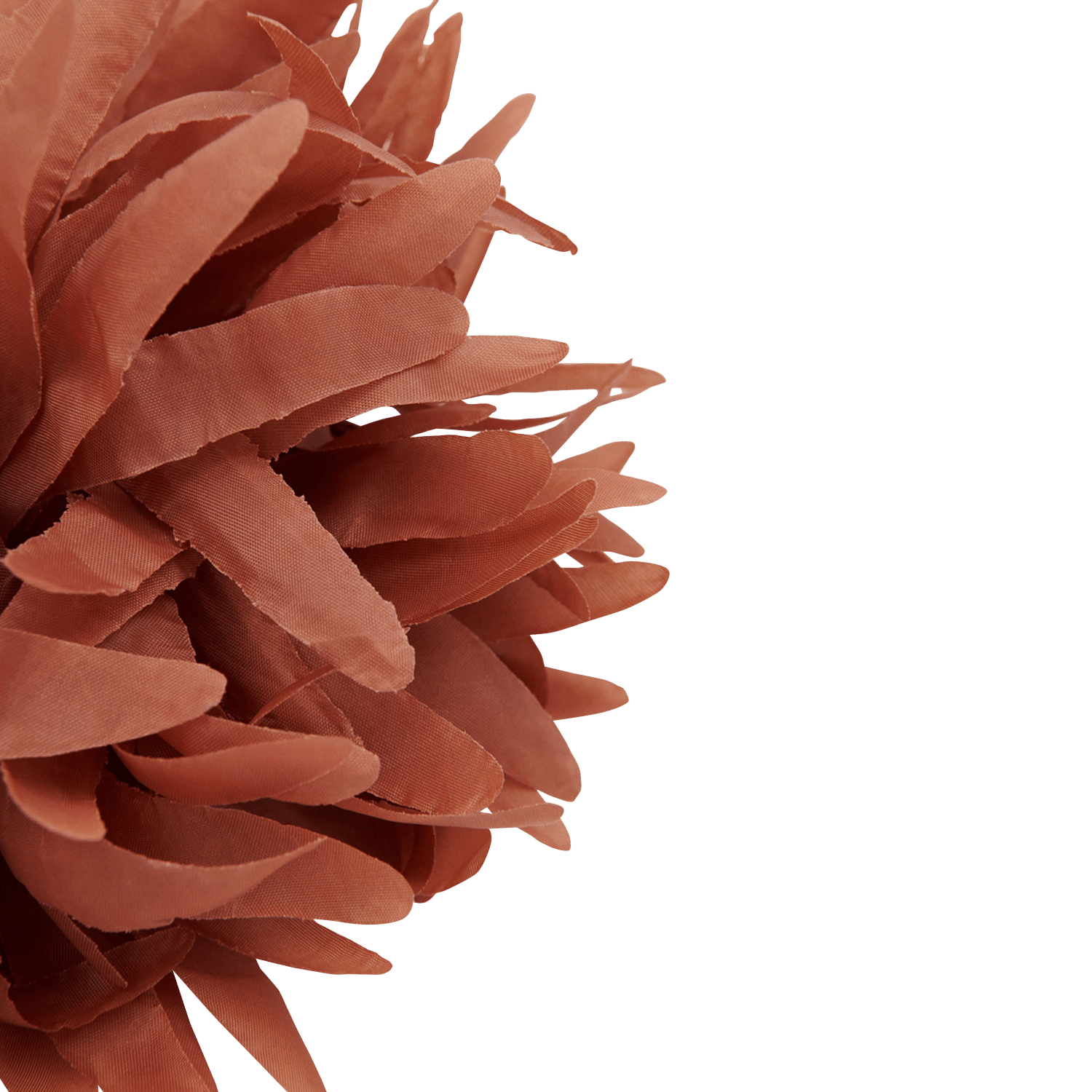 Broche en fleur jortensia ESSENTIEL ANTWERP Marron