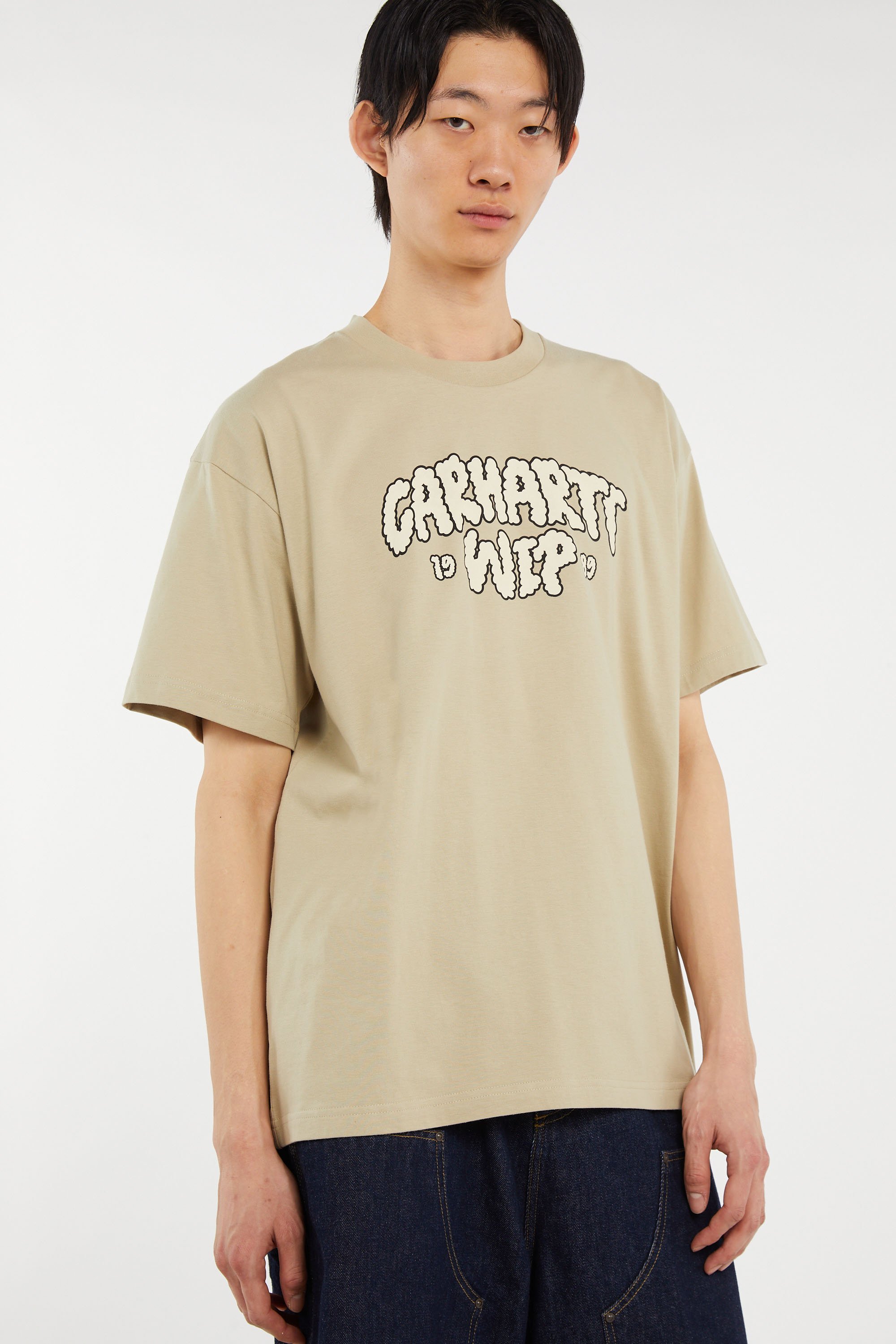T-shirt s/s cloud script t-shirt CARHARTT WIP Beige