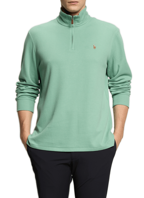 Trui met opstaande kraag van katoen POLO RALPH LAUREN Blauw