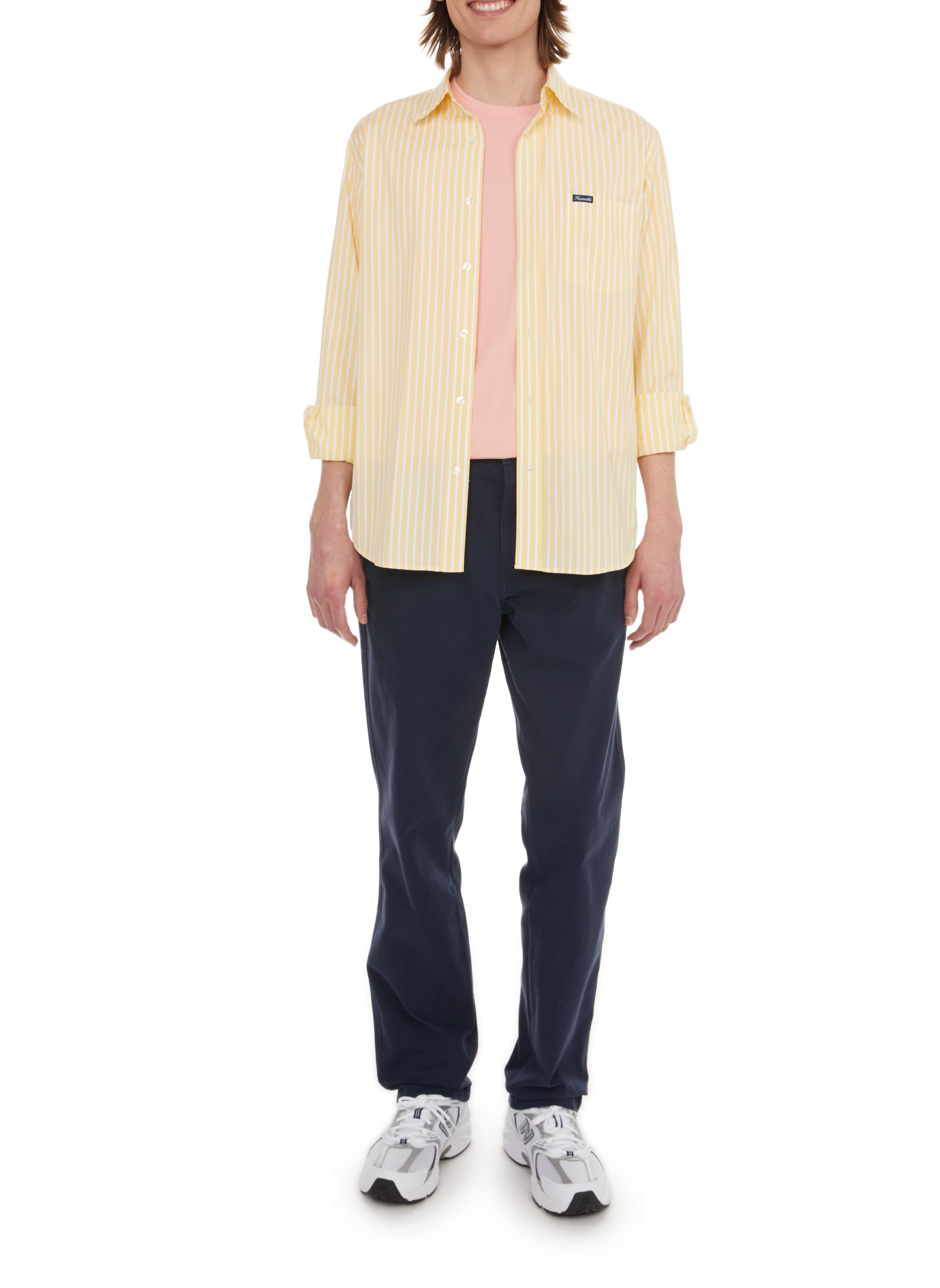 Striped shirt FACONNABLE Yellow
