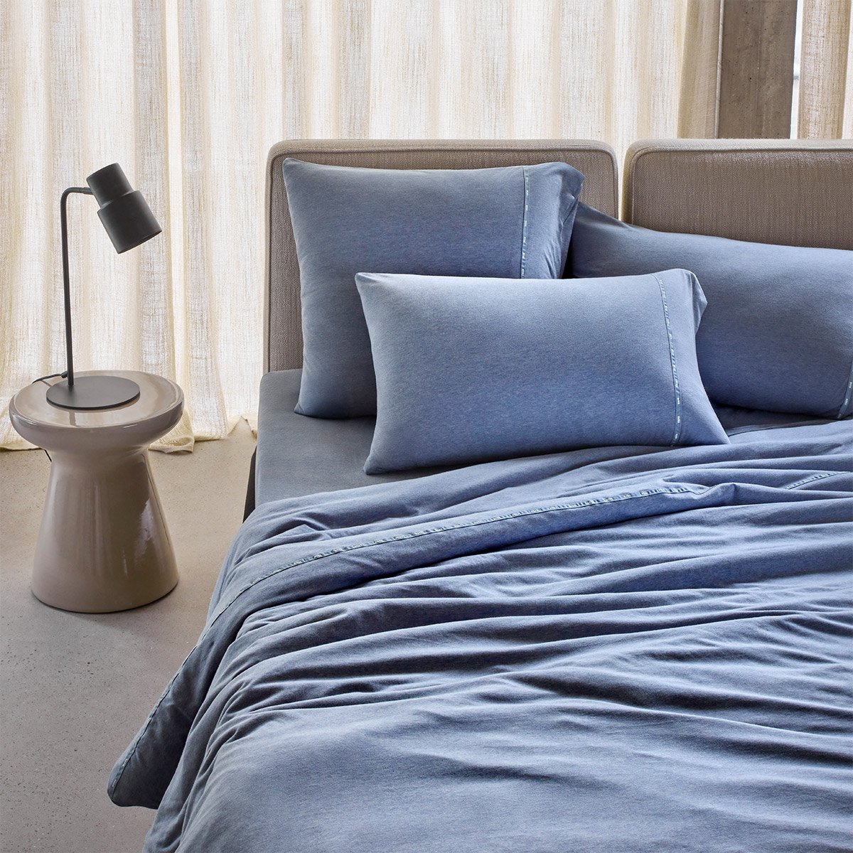 Housse de couette en coton modal, boss sense BOSS HOME Bleu