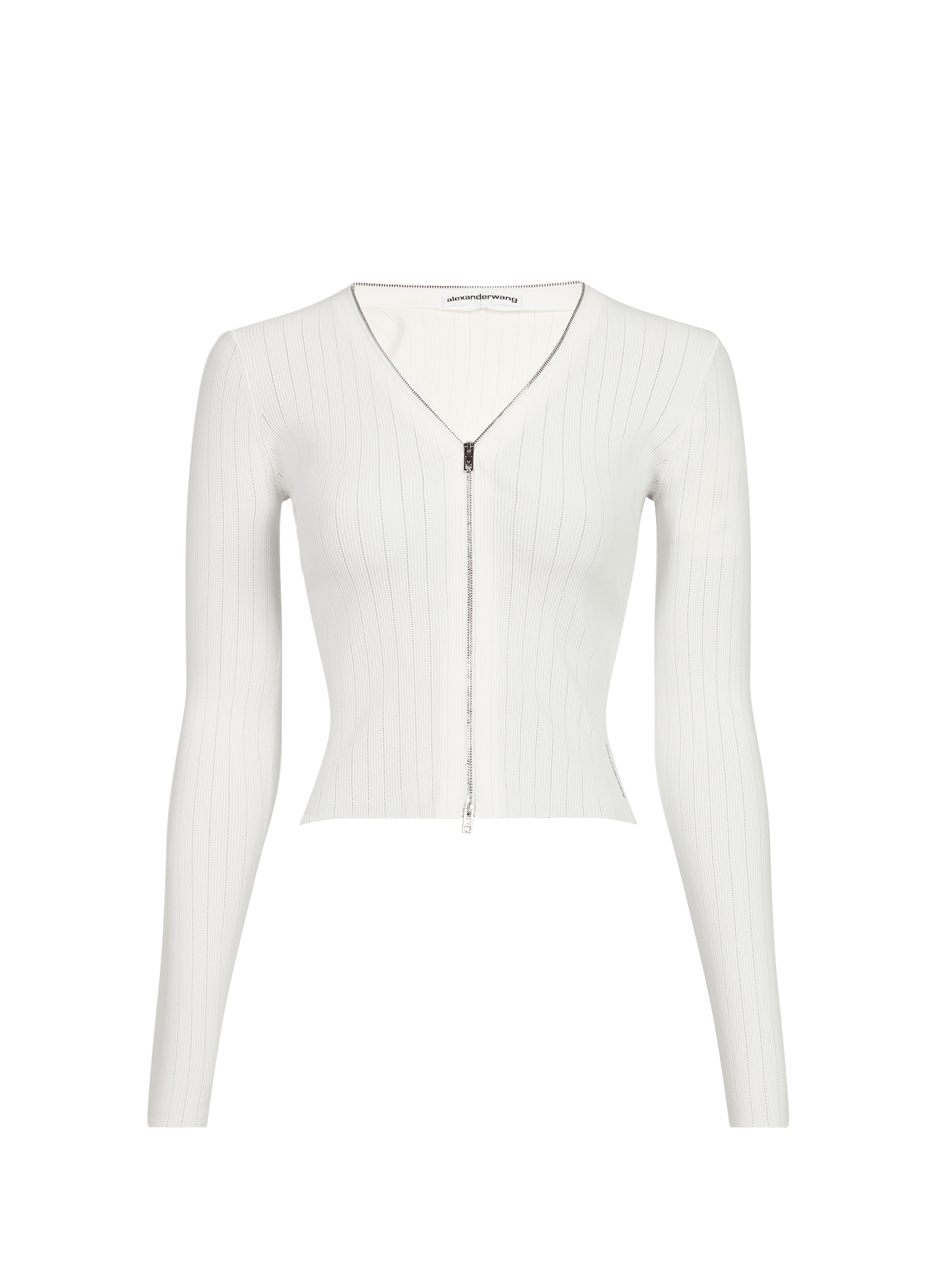 Gerader Weste mit V-Ausschnitt ALEXANDER WANG Weiss