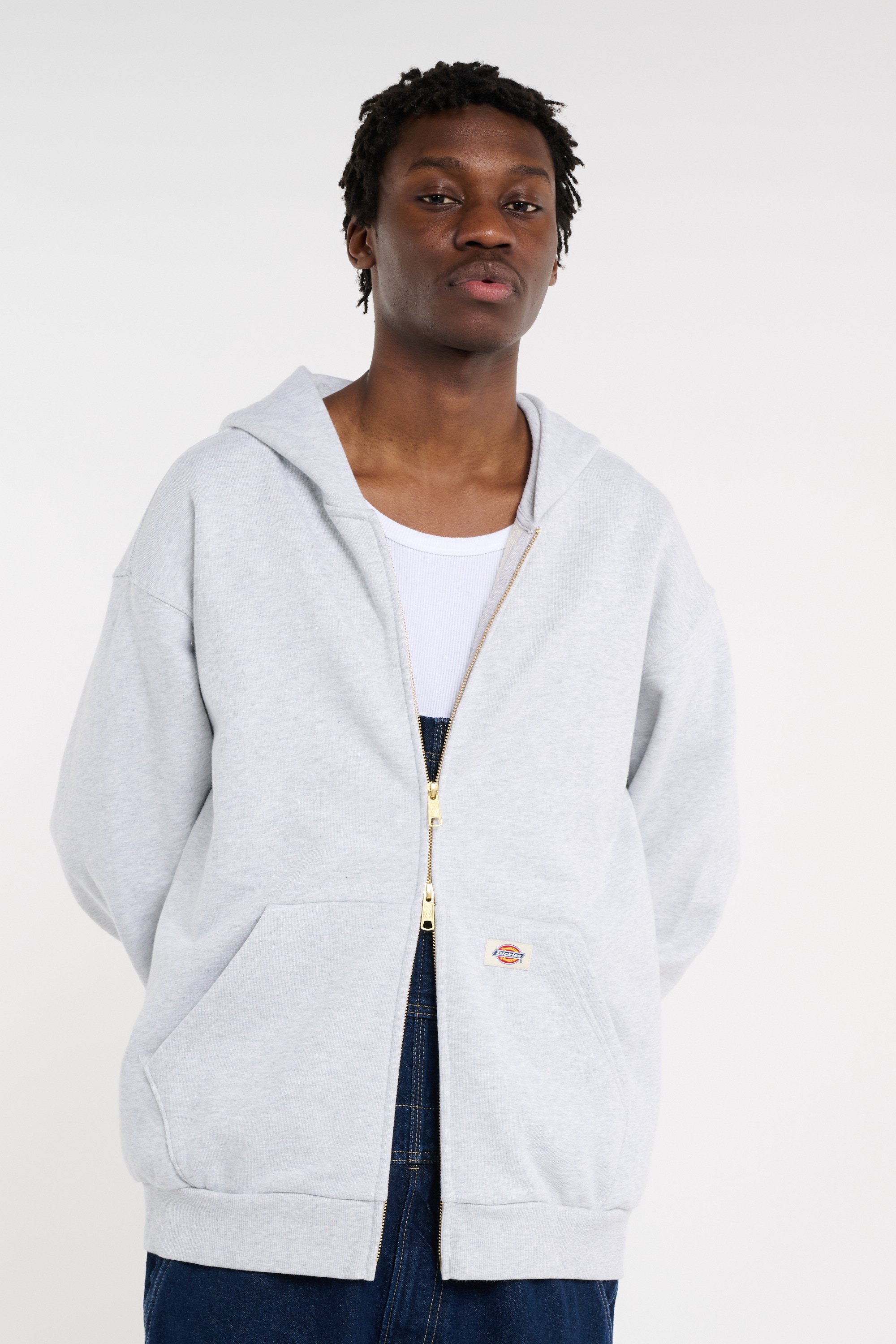 Hoodie zippé fostoria fz hoodie DICKIES Gris