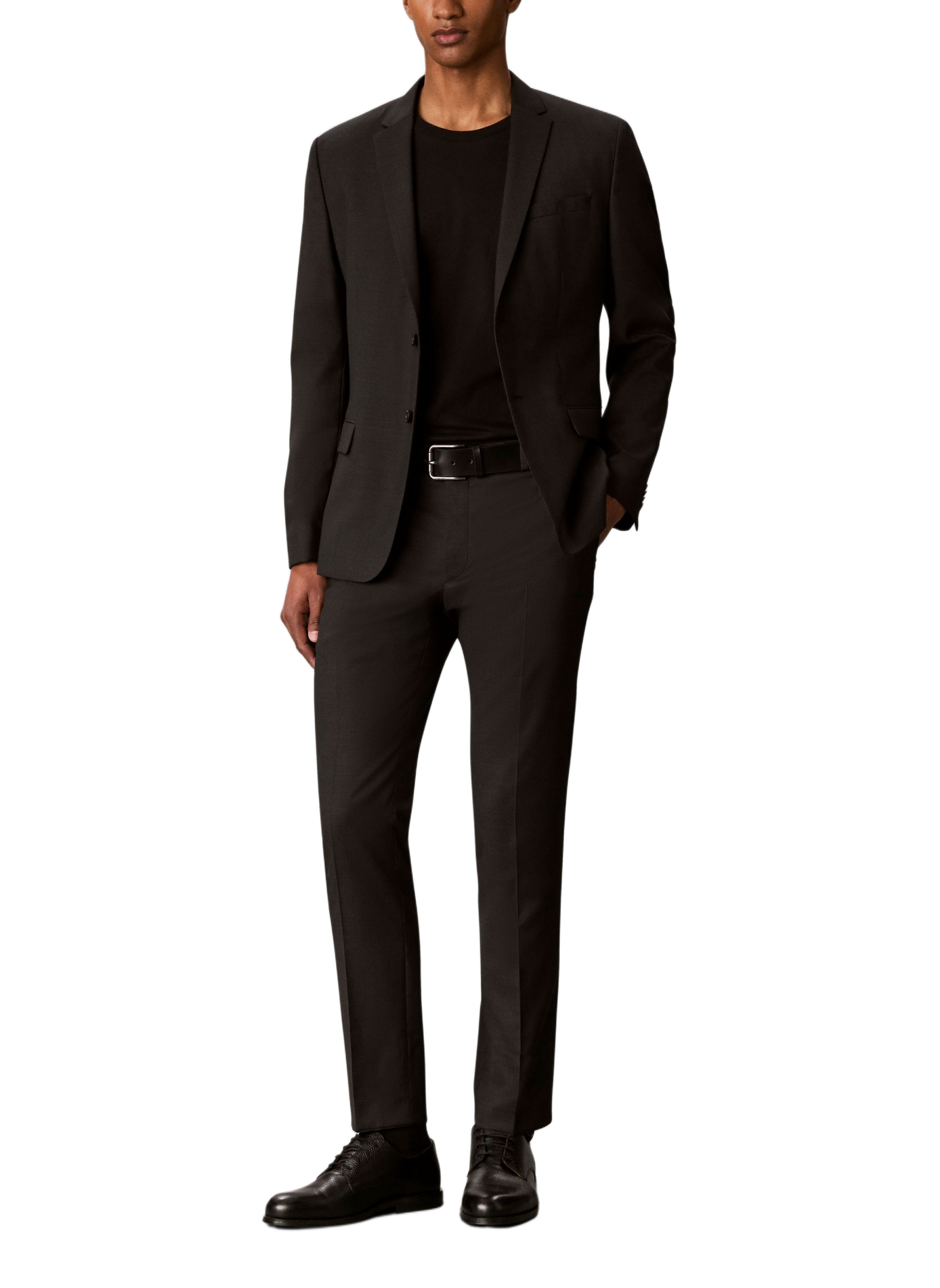 Gerader Wollblazer CALVIN KLEIN Grau