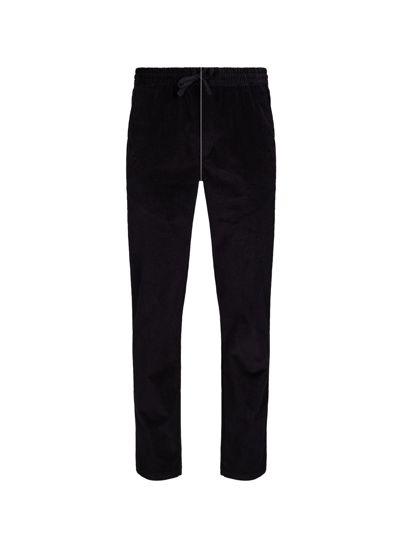 Straight Solid Color Cotton Blend Pants MAISON LABICHE Blue
