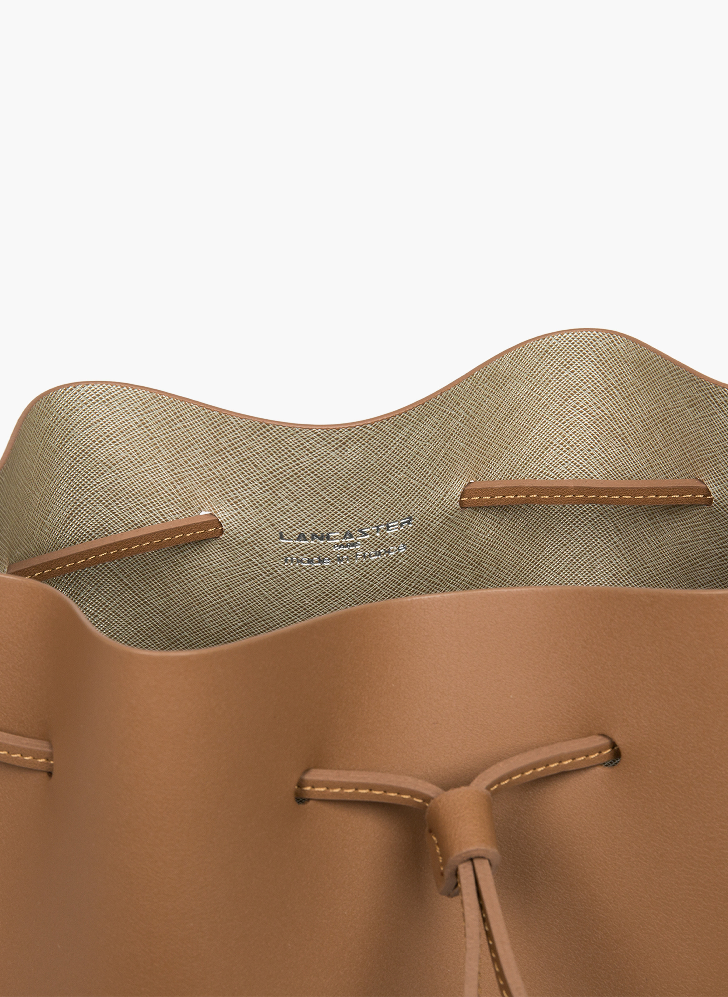 Grand sac bourse - pur & element city LANCASTER Marron