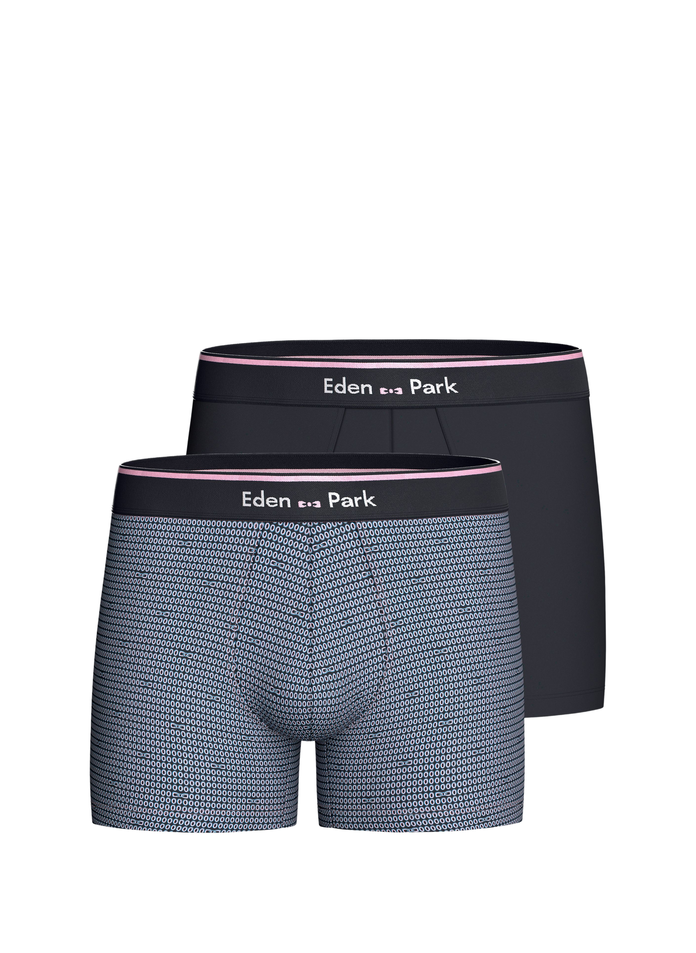 2er-Pack Boxershorts mit Print aus Stretch-Baumwolljersey  Gris-mari