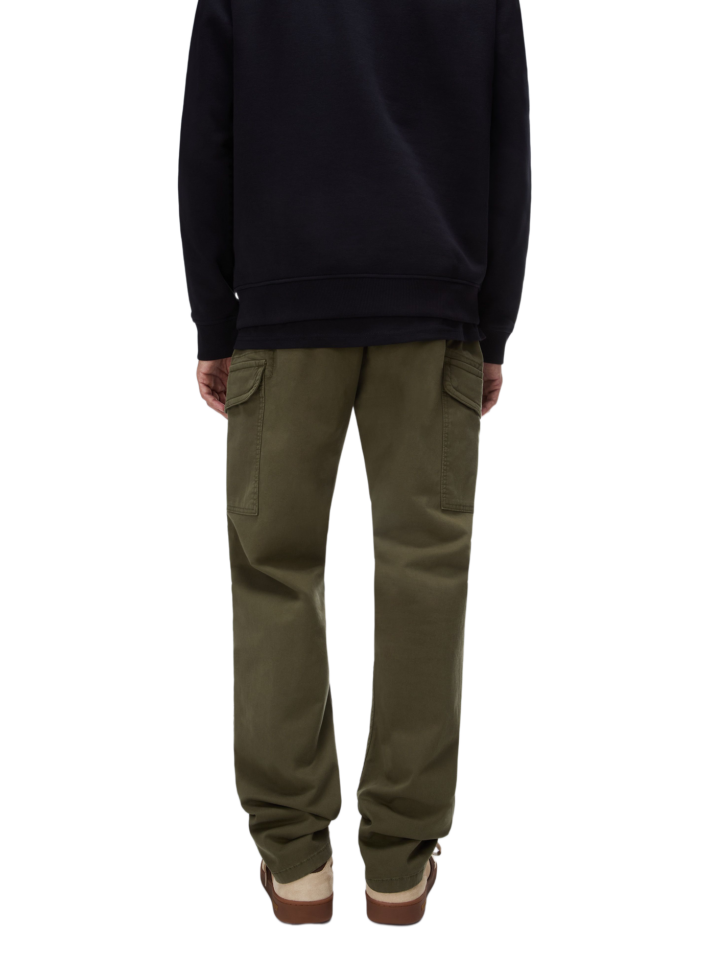 Plain straight-leg pocket trousers NAPAPIJRI Khaki