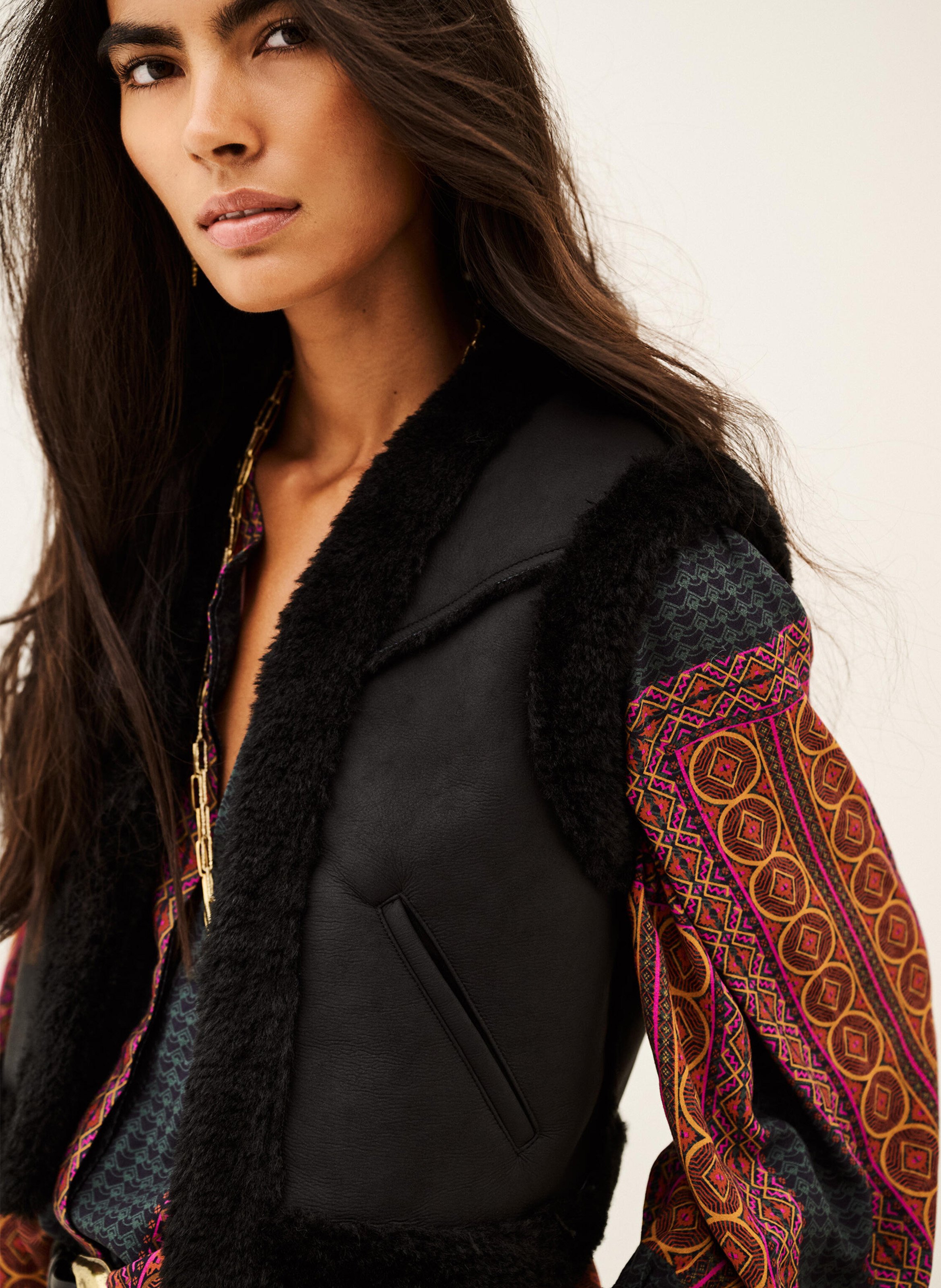 Veste sans manches unie pilar BA&SH Noir