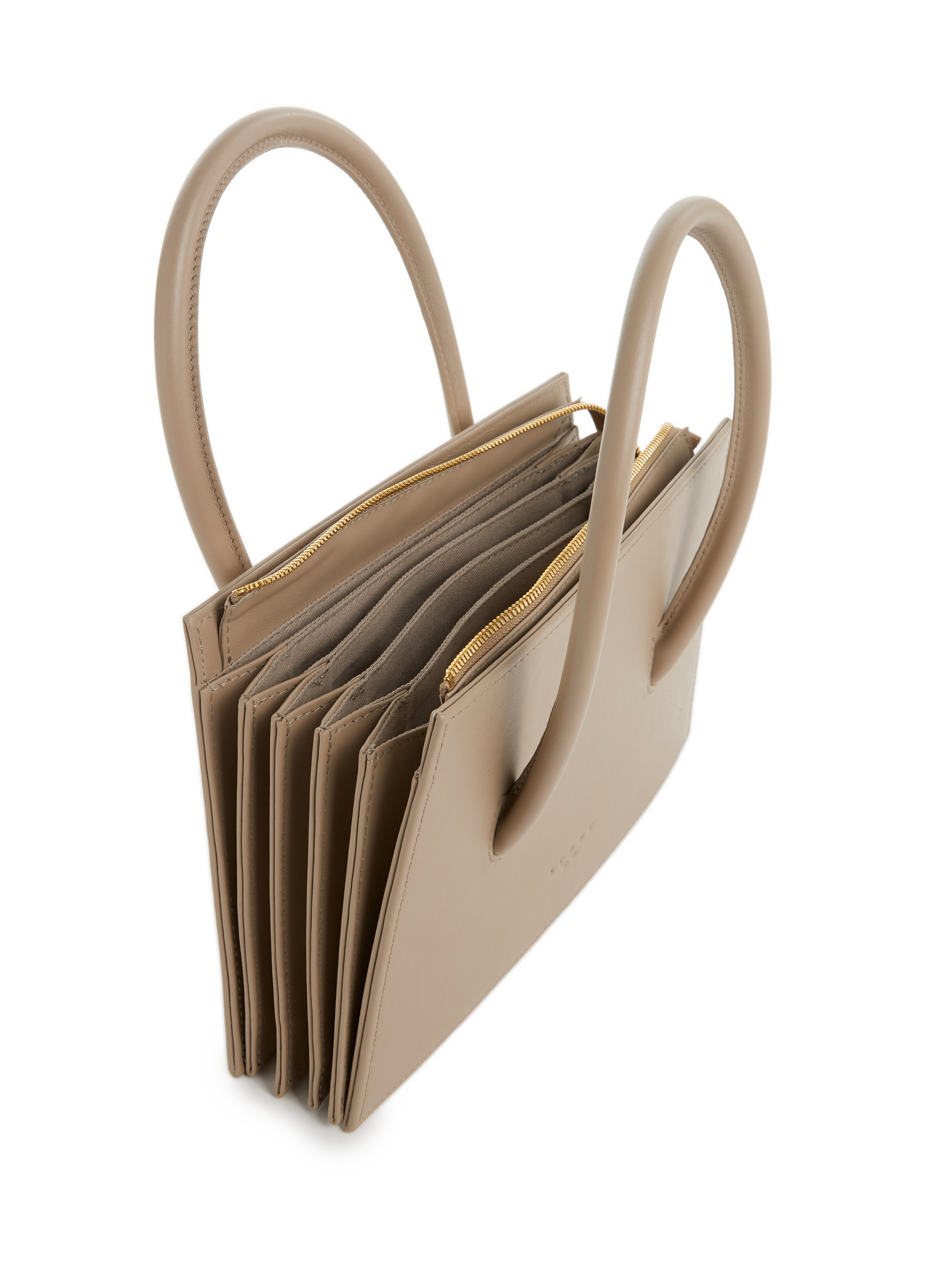 Sac à main Melody en cuir ATOMY Beige