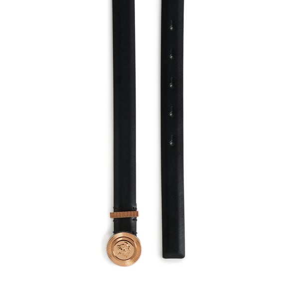 Ceinture fine Medusa Biggie en cuir