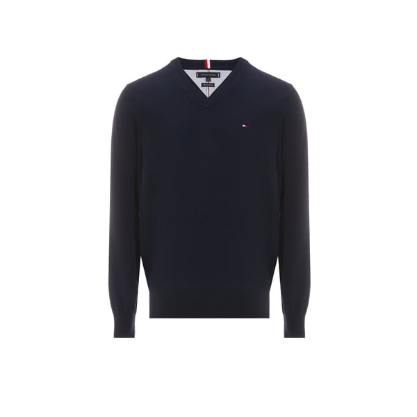 Pull col V en coton