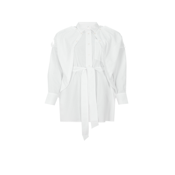 Weinsanto Cotton Mini Dress In White