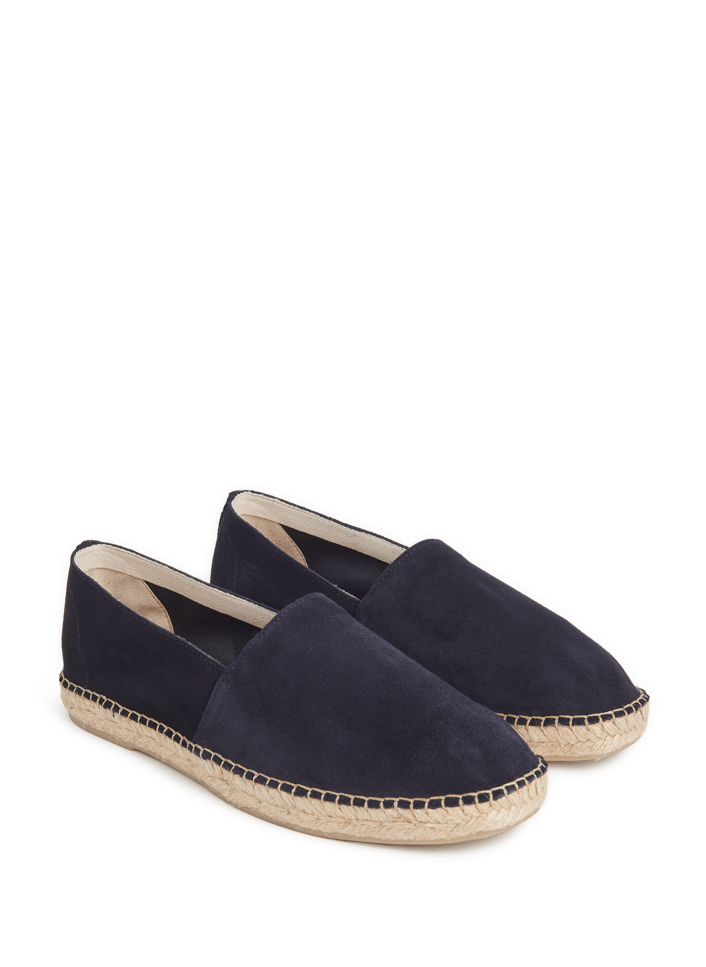 Espadrilles en cuir suédé