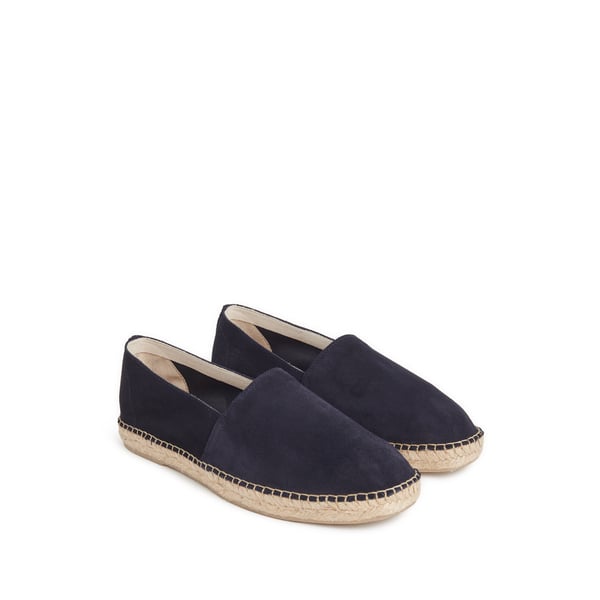 Espadrilles en cuir suédé
